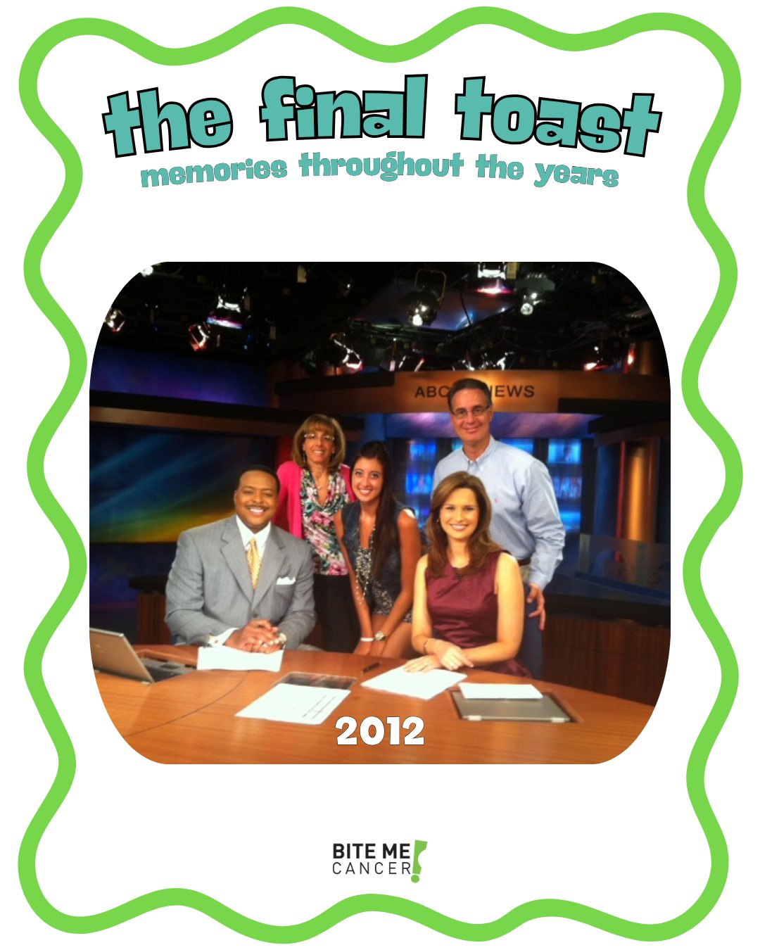 For Memory Monday, we highlight a unique experience for Nikki, her family, and Bite Me Cancer. Local ABC7 in DC followed Nikki when she delivered our first Teen Support bag to a teenager dealing with cancer at @inovachildrens and then invited us to the studio. Years later, Leon Harris spotlighted Nikki as one of Harris' Heroes and did an expanded interview with Nikki which was on the news and is at the Teen Support Bag link in our bio.