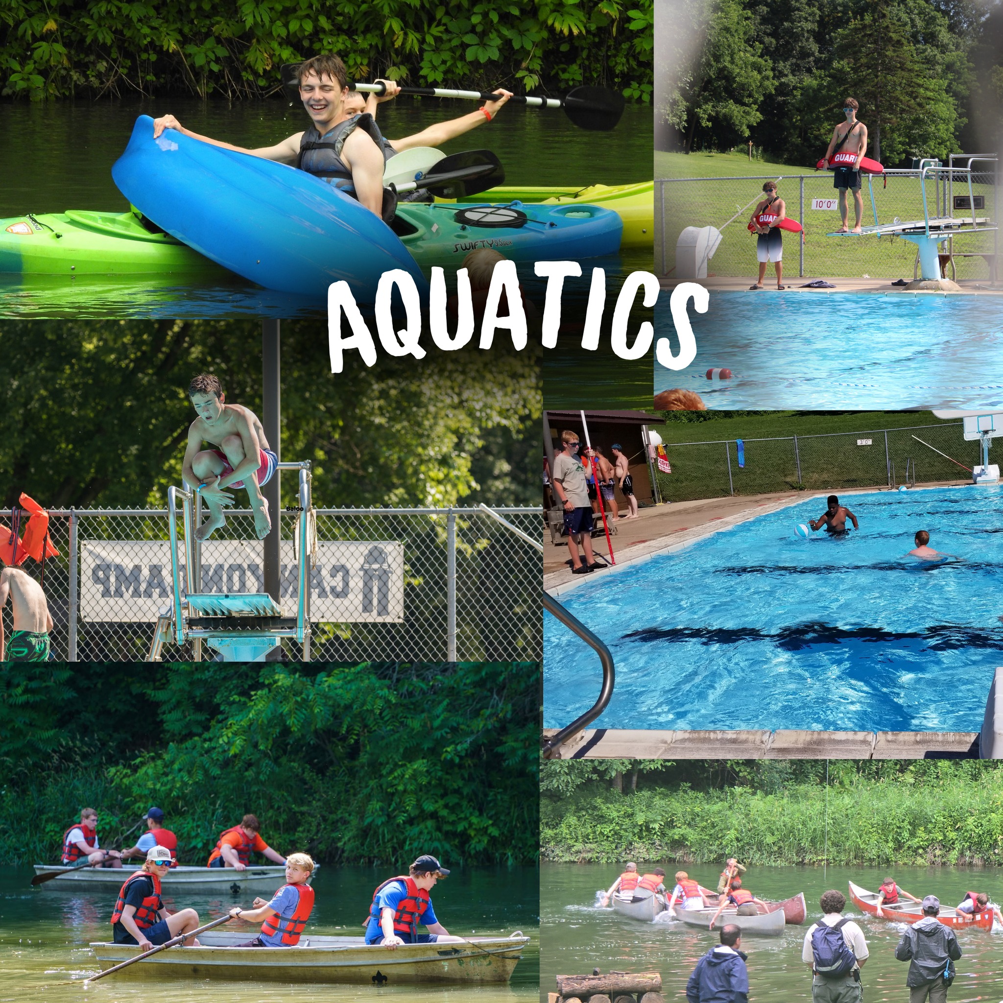 Today, we'd like to highlight our Aquatics program area!
Aquatics makes use of both our pool and lake, offering Swimming, Lifesaving, Canoeing, Rowing, and Kayaking merit badges, along with a variety of activity patches and certifications.
Stay tuned for more program area highlights, and start planning your troop's adventure at Canyon Camp next summer!
#ScoutingAmerica #SummerCamp #summer2027 #FindYourselfAtCanyonCamp #orderofthearrow #scoutsbsacamp