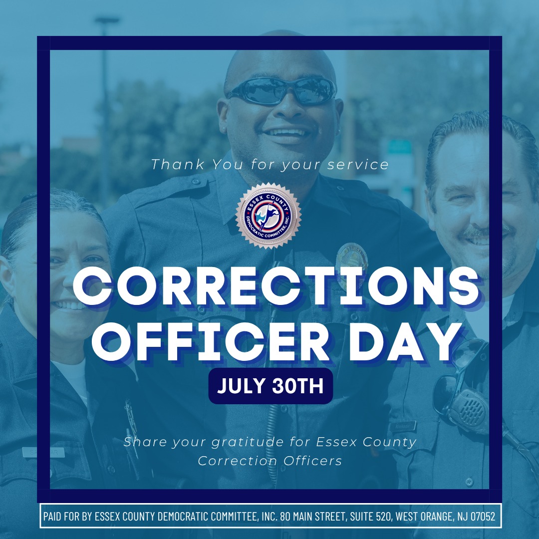 Big shoutout today to all our NJ Correction Officers! They’re working hard behind the scenes to keep our facilities secure and our communities safe, and we truly appreciate everything they do. Thanks for your service! 💙
Let’s give them the respect they deserve. 💙
📢 Tag a Correction Officer who needs to see this message. We see you. We thank you. We’ve got your back.
#CorrectionOfficerDay #EssexDems #ThankYouOfficers #NJCorrections #CommunitySupport #JusticeI
