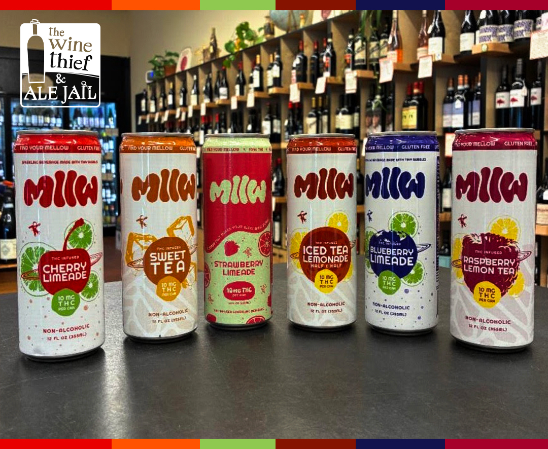 #FreeTastingFriday July 31st! 4 to 7pm ⏰Today!
Rain got you feeling Mllw? Stop by, we'll cheer you up! (or try to)
Today we have the folks from @my.mllw tasting the delicious flavors of their THC Beverages, Teas and Limeades
{{{ ATT: Samples don’t contain THC }}}
Strawberry Limeade 10mg THC
Cherry Limeade 10mg THC
Blueberry Limeade 10mg THC
Sweet Tea 10mg THC
Iced Tea Lemonade Half & Half 10mg THC
Raspberry Lemon Tea 10mg THC
Were you hoping to taste some wine? We have some from Loire valley!
Domaine Paul Buisse Touraine { Sauvignon Blanc }
Mary Taylor 'Sophie Siadou' Valençay { Pinot Noir Blend }
Stop by, keep dry and taste some delicious wine and flavors
#WineThiefAndAleJail
#Mllw #Limeade #Tea #THCDrink
#RedWine #WhiteWine #SauvignonBlanc #Vaneçay
#CrystalMN #RobbinsdaleMN #GoldeValleyMN
#fyp