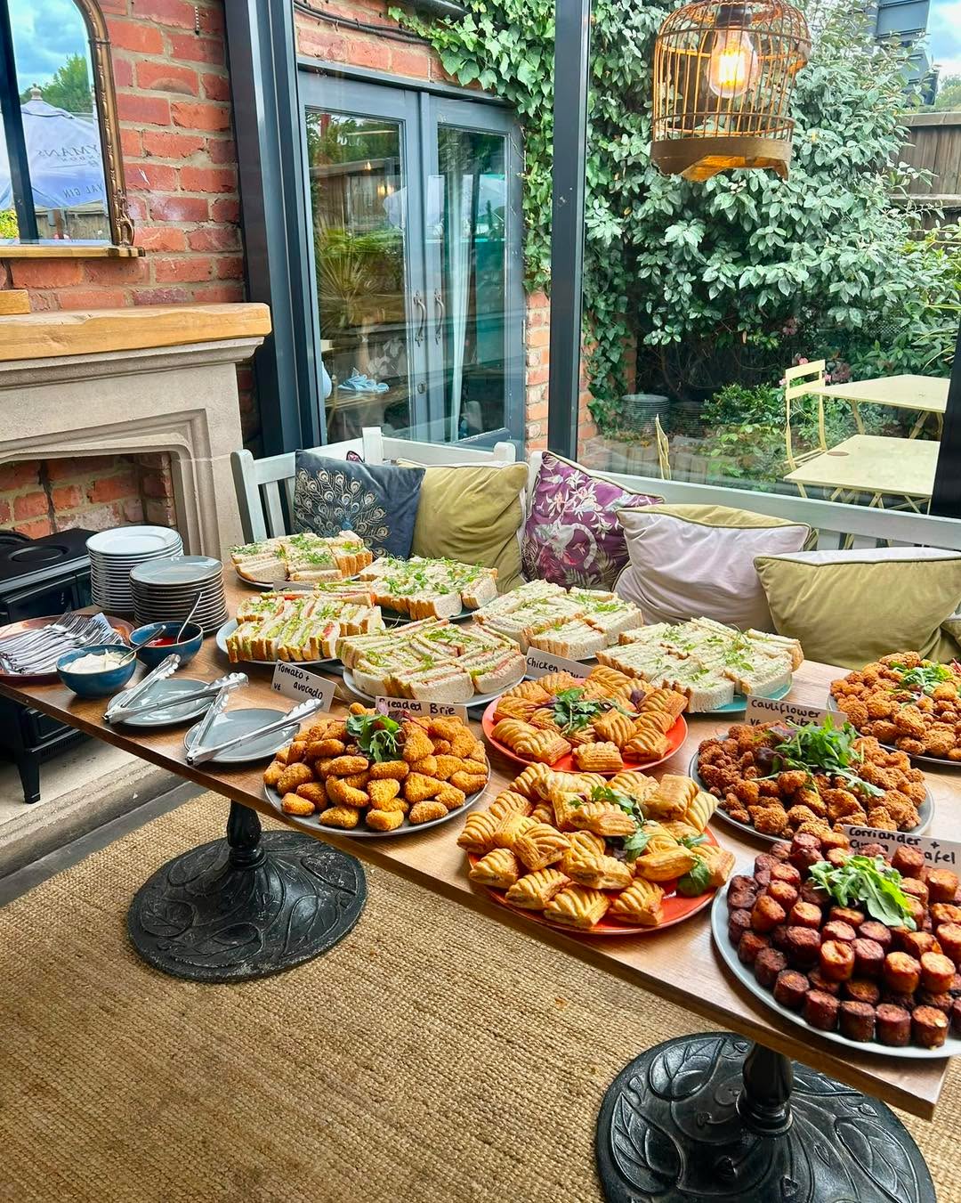 Our private hire spaces are perfect for every occasion, fom birthdays and baby showers to work gatherings and celebrations of any kind. And the best part? We’ll take care of the food.
From freshly made sandwiches to indulgent buffet spreads, we’ve got something for everyone.
Sit back, relax, and let us do the hosting.
Get in touch to book your private event with us!