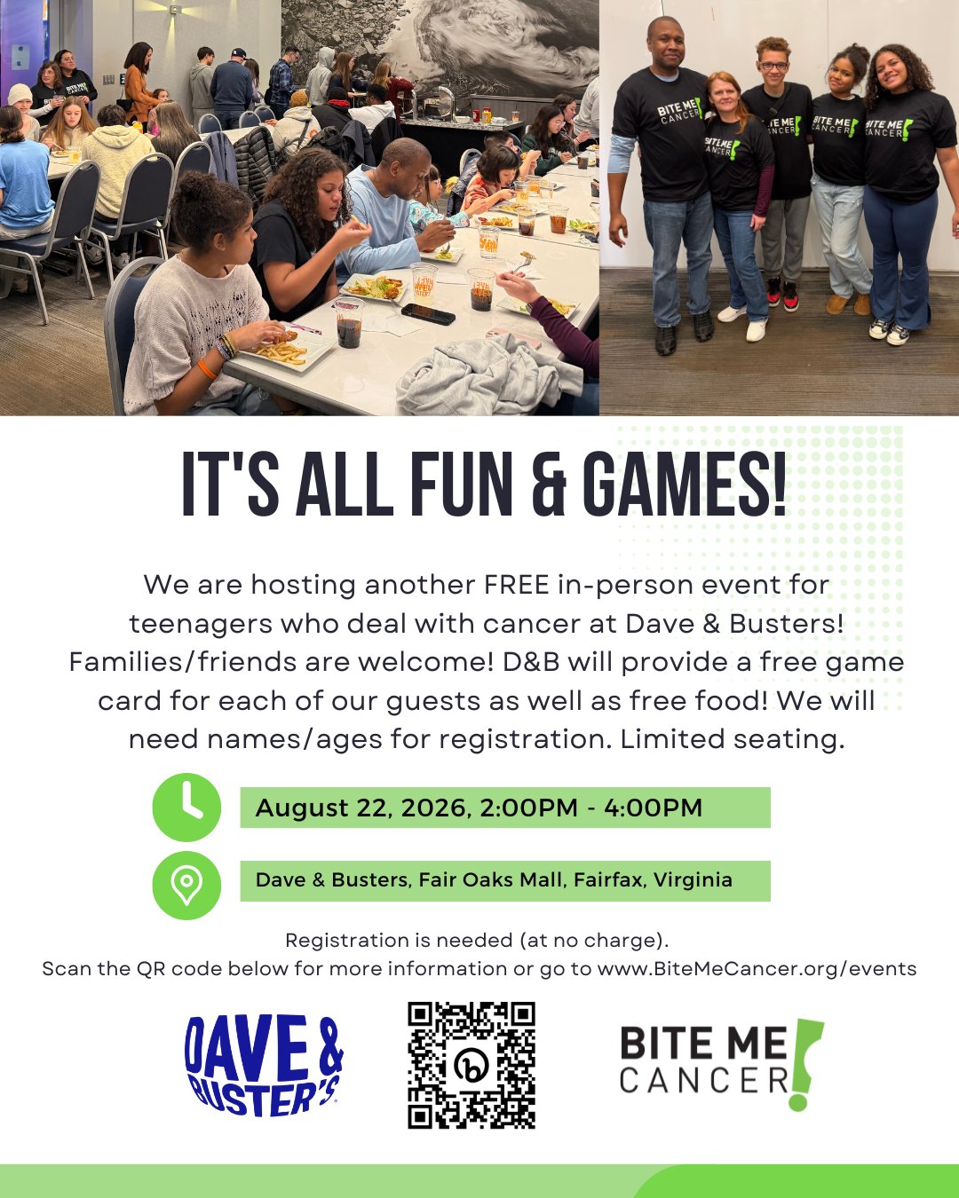 This free event is special every time we hold one! It's a great opportunity to play games, relax, enjoy each other's company, share experiences if you want to, and have some yummy food! Please sign up before the spaces are filled! The events link is in our bio.