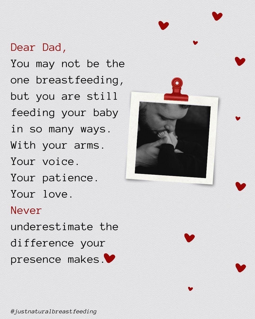 Breastfeeding may be between mom and baby, but it's never a one-person journey.
To all the dads and partners who comfort, encourage, burp, change diapers, bring water and snacks, and simply show up every day—thank you. Your support makes a difference, and your baby benefits from your love in countless ways.
Tag a dad or partner who deserves a little appreciation today. 👏💙
#justnaturalbreastfeeding #breastfeedingmama #breastfeedingsupport