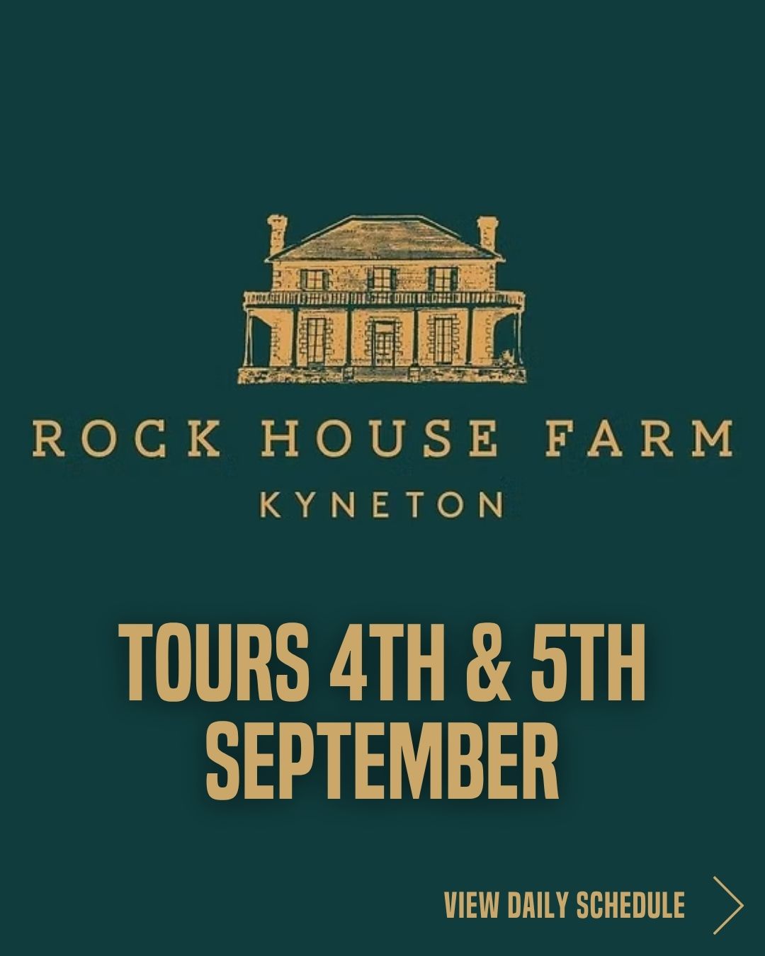 We invite you to join us on an exclusive bus tour of the grounds and property of Rock House (@rockhousekyneton). The management has generously agreed to open for this year’s festival. Due to privacy and the expansive size of the property, we are offering guided tours lasting 90 minutes. Guests will be picked up from, and returned to, Kyneton Railway station.
A brief history:
Rock House was built in 1858 by Edward Argyle, a prominent district squatter, flour miller and businessman.
An earlier four-room cottage had served as the centre of the St Agnes Run, which was taken up by Edward Argyle and Abraham Booth in 1850. Booth and Argyle, prosperous Melbourne butchers, purchased the St Agnes Run at the end of 1849 and secured a pre-emptive right over the homestead area.
The homestead is a substantial two-storey bluestone residence with projecting service wings that form an unusual central rear courtyard. Although constructed primarily of stone, some brickwork is evident. The bricks were made from clay excavated on the building site. The house is an outstanding example of an early Victorian pastoral homestead, built during a period when squatters were gaining greater security of land tenure.
Rock House is clearly visible from Campaspe Place and the Kyneton Racecourse. Edward Argyle's son, Sir Stanley Argyle, later served as Premier of Victoria.
$25 per person, tickets for 4th & 5th Spetember are available via the Kyneton Daffodil & Arts Festival website.
--
The Kyneton Daffodil & Arts Festival
📍 4–13 September 2026
Supported by Major Sponsors @kynetononriverside
Visit our website to view all events and sponsors.