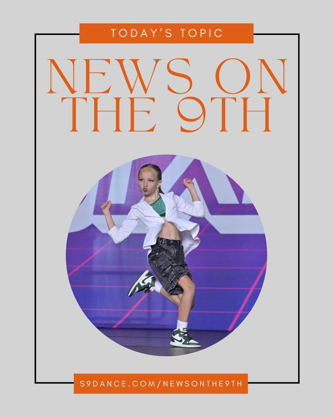 August News on the 9th is here! ✨📰 A new month means new adventures, and we have SO much happening at Studio 9! From upcoming events to fall classes, company updates, and important dates you won’t want to miss — August is packed with all things dance! 🩰💃
Grab your coffee, get cozy, and catch up on everything happening around the studio. ☕️✨Stay connected, stay inspired, and let’s make it an amazing August! 🌟
+
+
+
#NewsOnThe9th #Studio9DanceAcademy #Studio9Family #DanceLife #choreography #happy #dancestudio #danceclass #love #instagood #lifestyle #parkerdance #dancelife #s9dance #ballet #dance #studio9danceacademy #codance #instadaily #art #parker #parkerco #studio9 #dancer