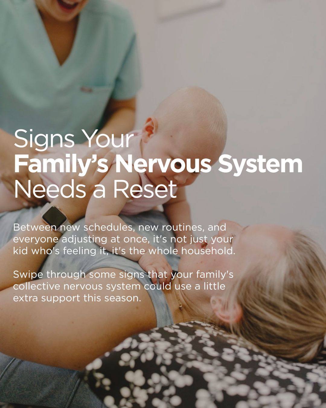 As the school year begins, everyone is adjusting, not just your child. 🤍
Earlier mornings, packed calendars, homework, sports, new teachers, and changing routines can place extra demands on the entire family's nervous system. It's common to notice that everyone feels a little more emotional, overwhelmed, or stretched during this transition.
Swipe through to see a few signs that your family's collective nervous system may be asking for a little extra support this season. 👉
#NervousSystemHealth #FamilyWellness #PediatricChiropractic #PrenatalChiropractic #FamilyChiropractor #BackToSchool #BackToSchoolWellness #HealthyKids #NervousSystemRegulation #RegulatedKids #ThrivingFamilies #ChiropracticCare #WellnessJourney #OKCChiropractor #YoungLifeChiropractic