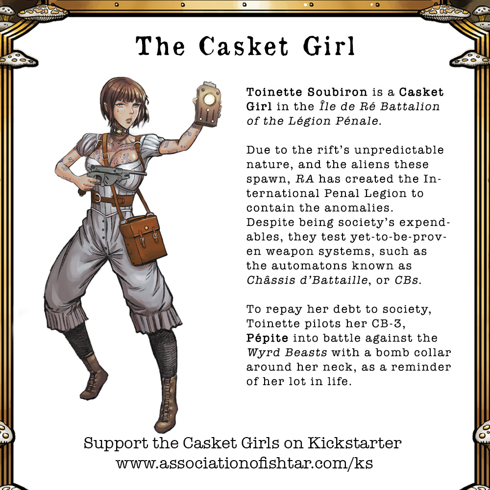 Well.
The Casket Girls Kickstarter is now up to 300 followers. ⚙️
Three hundred people have stepped close enough to the machinery to say, “Yes, I want to see what happens next.”
That means a lot.
Every follow helps build momentum before launch and brings more readers into the strange, dangerous, steam-powered world of The Casket Girls.
If you’ve already followed, thank you.
If you haven’t yet, now is a very good time to join us at the gates.
Follow here:
https://www.associationofishtar.com/kickstarter
The machines are getting louder.
#TheCasketGirls #EnginesOfTheDamned #Kickstarter #AssociationOfIshtar #Steampunk #SciFiBooks #IndieAuthor #Worldbuilding