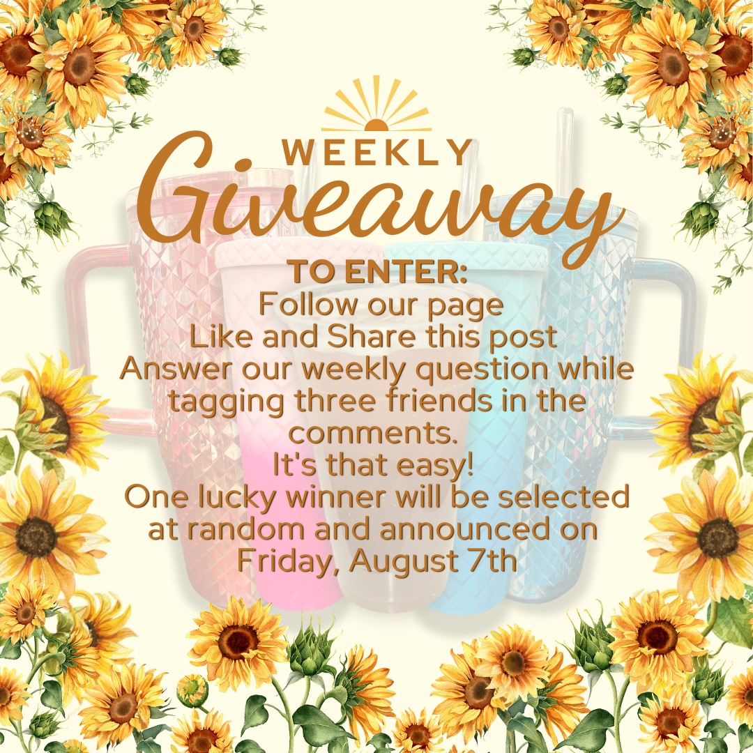 🌻☀️ WEEKLY GIVEAWAY TIME! ☀️🌻
August has arrived, which means we’re officially in that weird little season where it’s still SUMMER… but fall is starting to whisper our name. 😂🍂
So this week, we want to know…
💬 When does FALL officially start in YOUR house?!
🎃 August 1 — bring on ALL the fall things
🍎 September 1 — that’s when it feels right
🍂 When the weather finally cools down
☕ The second pumpkin spice hits the menu
🙅♀️ NOT UNTIL SUMMER IS ACTUALLY OVER!
To enter:
❤️ Like and share this post
💬 Drop your answer below!
👯 Tag three friends!
🎁 Winner will be randomly drawn THIS FRIDAY!
Okay… let the great fall debate begin! 👇😂🍂