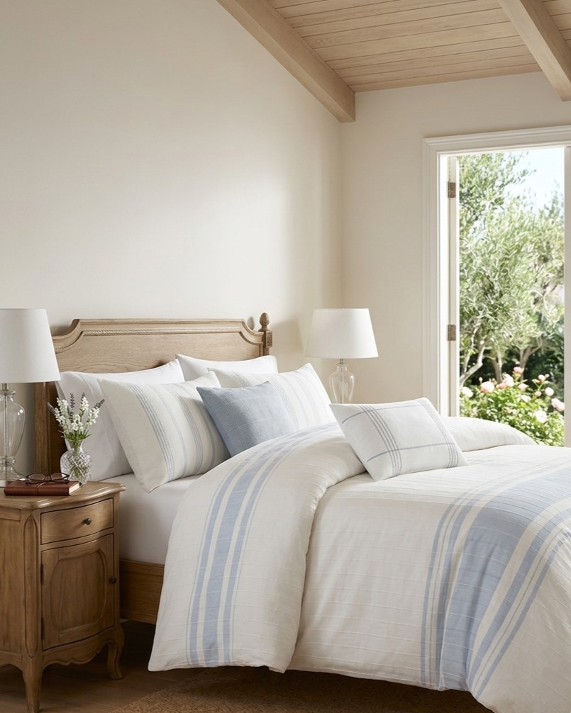 Vintage-inspired. Soft. Intentional. The "Shabby Chic" aesthetic is having a quiet comeback in 2026 — and buyers are actively looking for it. Cotton jacquard stripes and printed seersucker, ready to source one piece at a time.#OlliixHome #CottagecoreStyle #BeddingWholesale #RetailStrategy #HomeIndustry
View the Collection →olliix.com
Recommended Products: HH12-1869 MP10-6303 MP10-8934