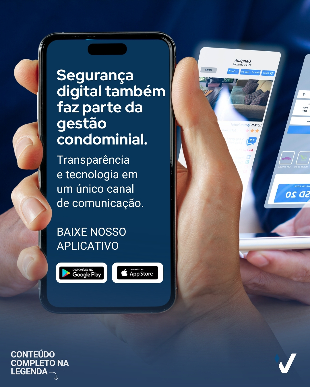 Com o aumento do uso de aplicativos, portarias remotas e sistemas inteligentes, cresce também a preocupação com a proteção das informações dos moradores.
Especialistas reforçam a importância de utilizar plataformas confiáveis, controlar acessos e manter boas práticas de segurança digital para preservar dados e garantir uma administração ainda mais segura.
A inovação deve sempre caminhar junto com a responsabilidade.
VIP’S
Porque viver bem,
começa com uma
boa gestão.
#SegurançaDigital #CondomínioInteligente #GestãoCondominial #LGPD #VIPSCondomínios