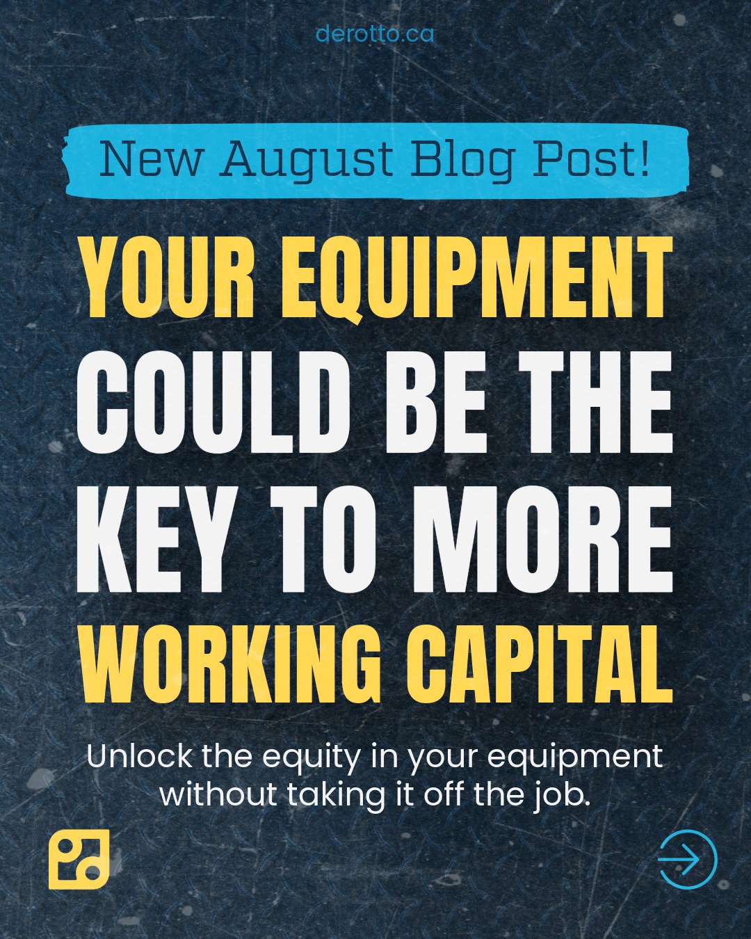 Your equipment could be doing more than generating revenue. It could also help free up the working capital your business needs.
With a sale-leaseback, you may be able to access the equity in equipment you already own while continuing to use it every day. That capital can help improve cash flow, consolidate debt, cover payroll or inventory, or fund your next opportunity.
Read our latest blog to learn how sale-leaseback financing works and whether it could be a good fit for your business.
Have questions? Contact DEROTTO to explore your options.
#equipmentfinancing #workingcapital #saleleaseback #businessfinancing #canadianbusiness