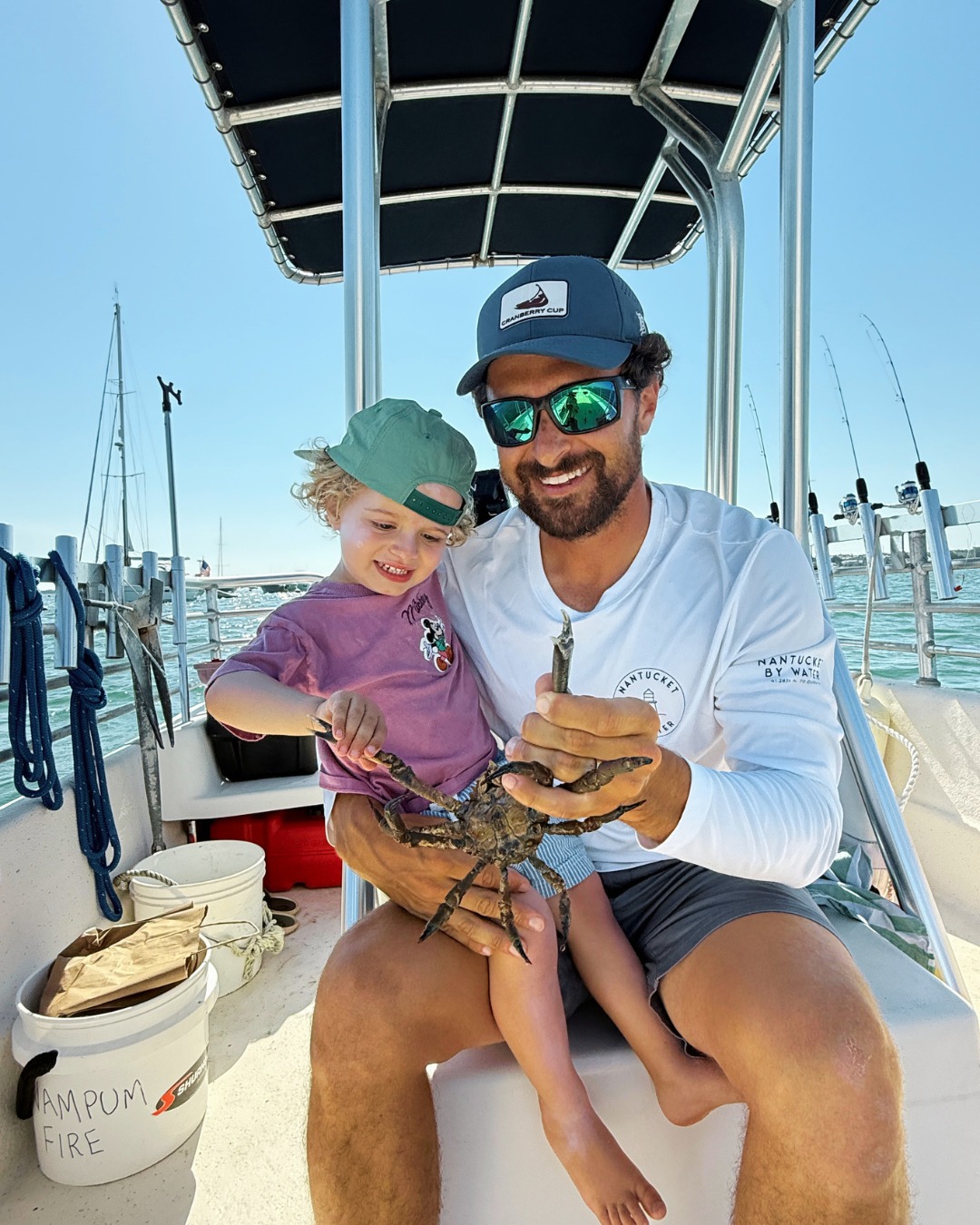 Gone fishin’ …. and sippin’! Successful day out on the water with this fisherman in training. 🎣🩵
Our Kid’s Fishing Trip or Sip and Fish Cruise are two of the best ways to spend a day of family fun!
Link in bio to book 🔗