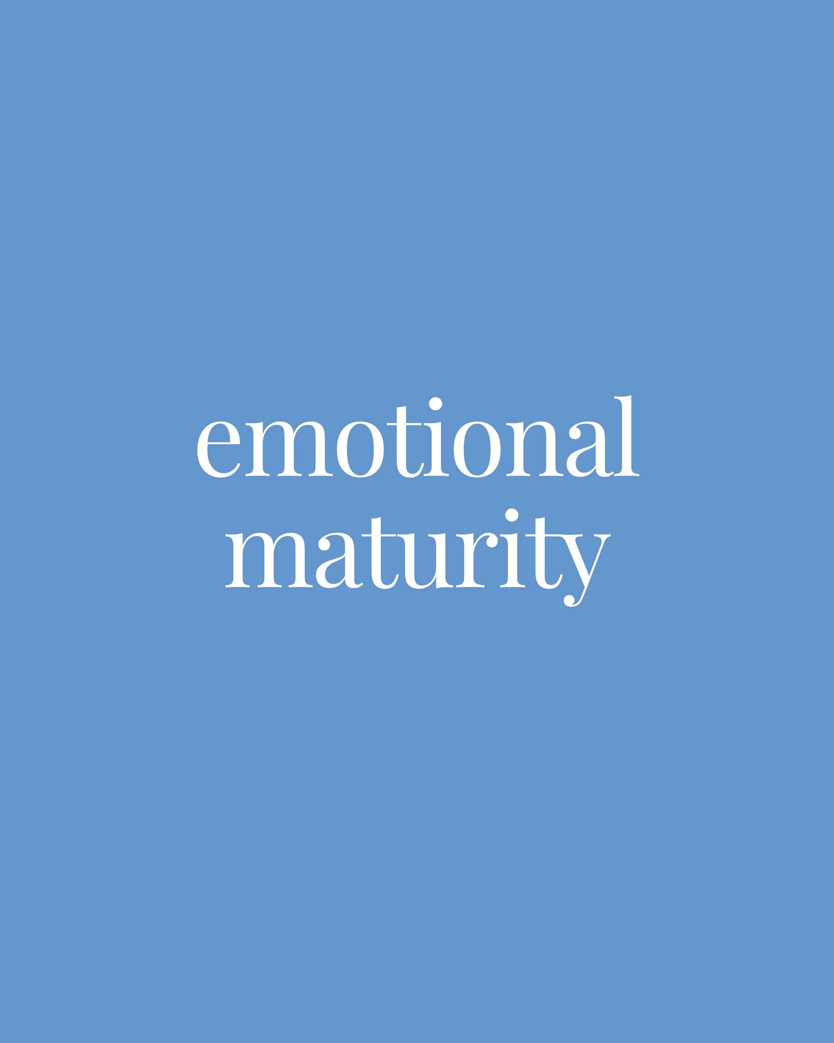 Swipe through to explore what emotional maturity can look like in everyday life. 💙