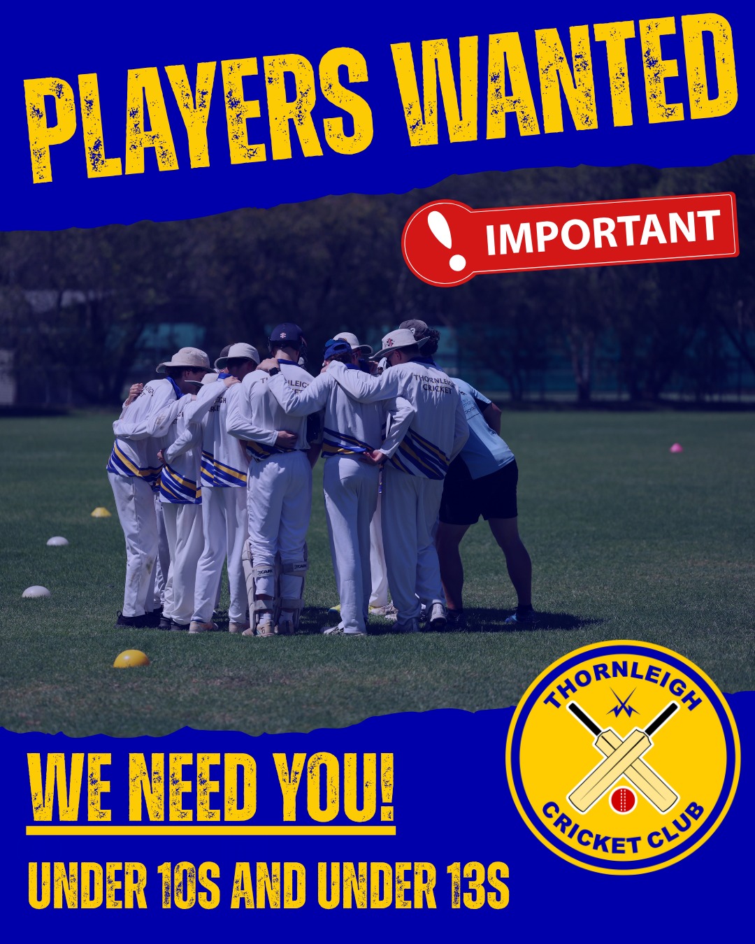π PLAYERS WANTED π
Thornleigh is looking for Under 10s and Under 13s players to join our growing junior teams for the upcoming season!
Whether you're picking up a bat for the very first time or youβre looking for a new team, all skill levels are welcome. Our club is all about having fun, making friends, learning new skills, and enjoying the game in a supportive environment.
Come and be part of a great community both on and off the field!
For details on how to register visit the link below or the link in our bio:
www.thornleighcricket.com.au/register/juniors
πππ
Thanks as always to our Major Sponsor: @alto_mitsubishi_pennant_hills
and our Community Partners:
@magpieswaitara
@allenandsheppard
@scooda.creativehub
.....for your huge support of local community cricket.
#PlayCricketforThornleigh #ThornleighCricket #SummerSport #Cricket #Thornleigh #Westleigh #TforThornleigh #CommunityCricket
@cricketnsw
@cricketaustralia
@playcricketau
@hkhdca
@thornleighsportsclub
