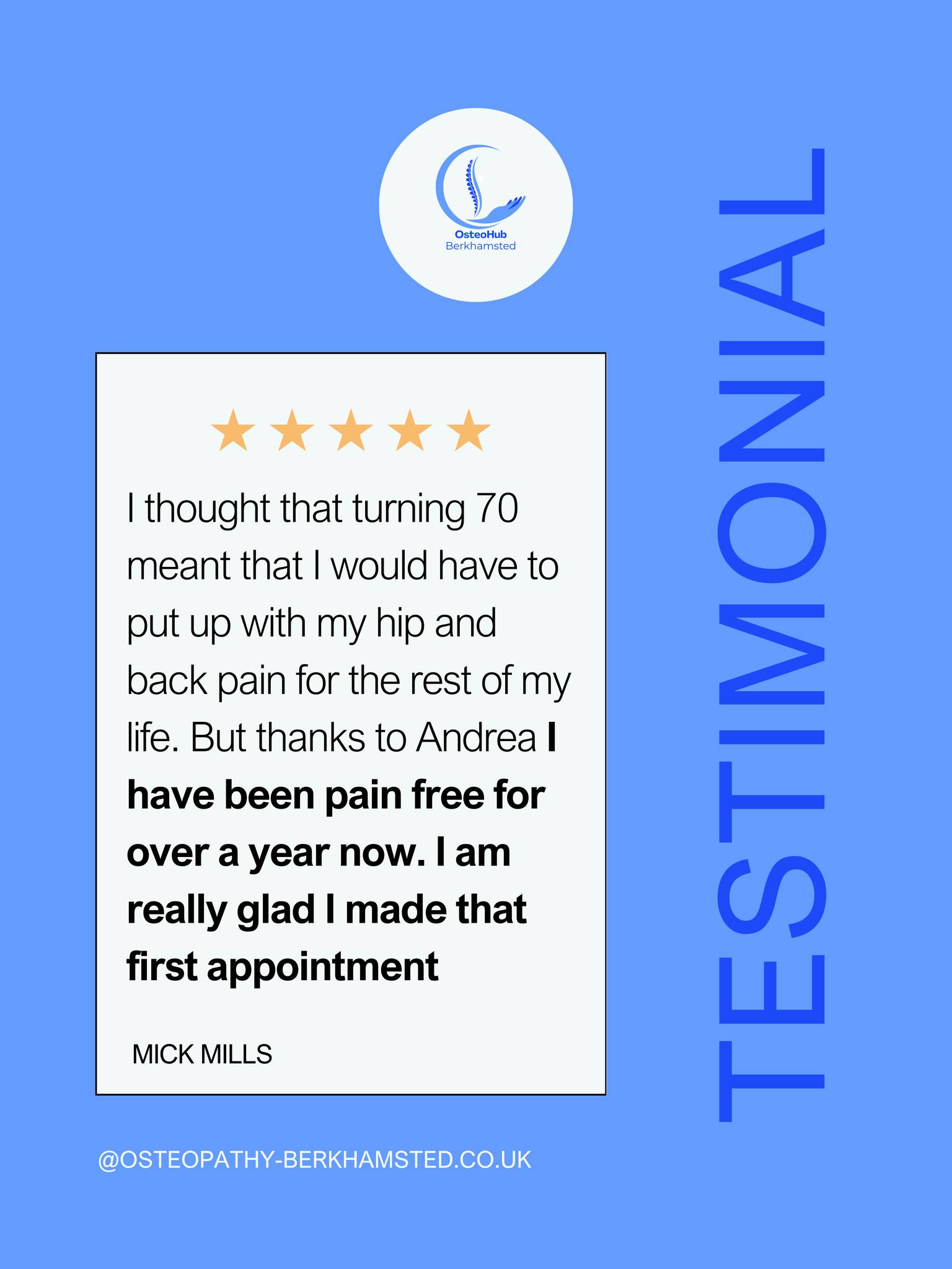 Thank you for sharing your experience. Your kind words mean a great deal.