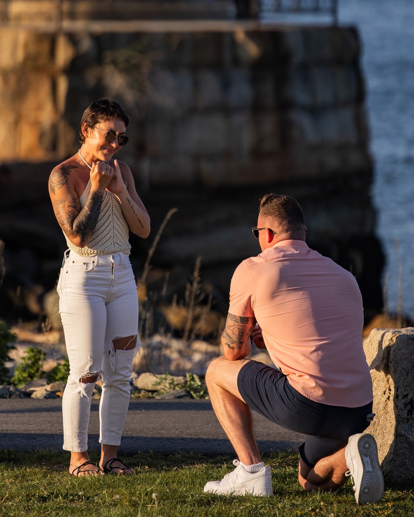 Some things are worth the wait 🫶🏻
Luke and Danielle's proposal was the surprise of all surprises. Danielle's reaction says it all - pure and genuine happiness.
I had to sit on these for a bit so I didn't spoil any surprises but boy am I excited to finally share these! Quintessential Maine - lighthouse, sun shining, and lots of smiles.
Planning a proposal? I'd love to talk!