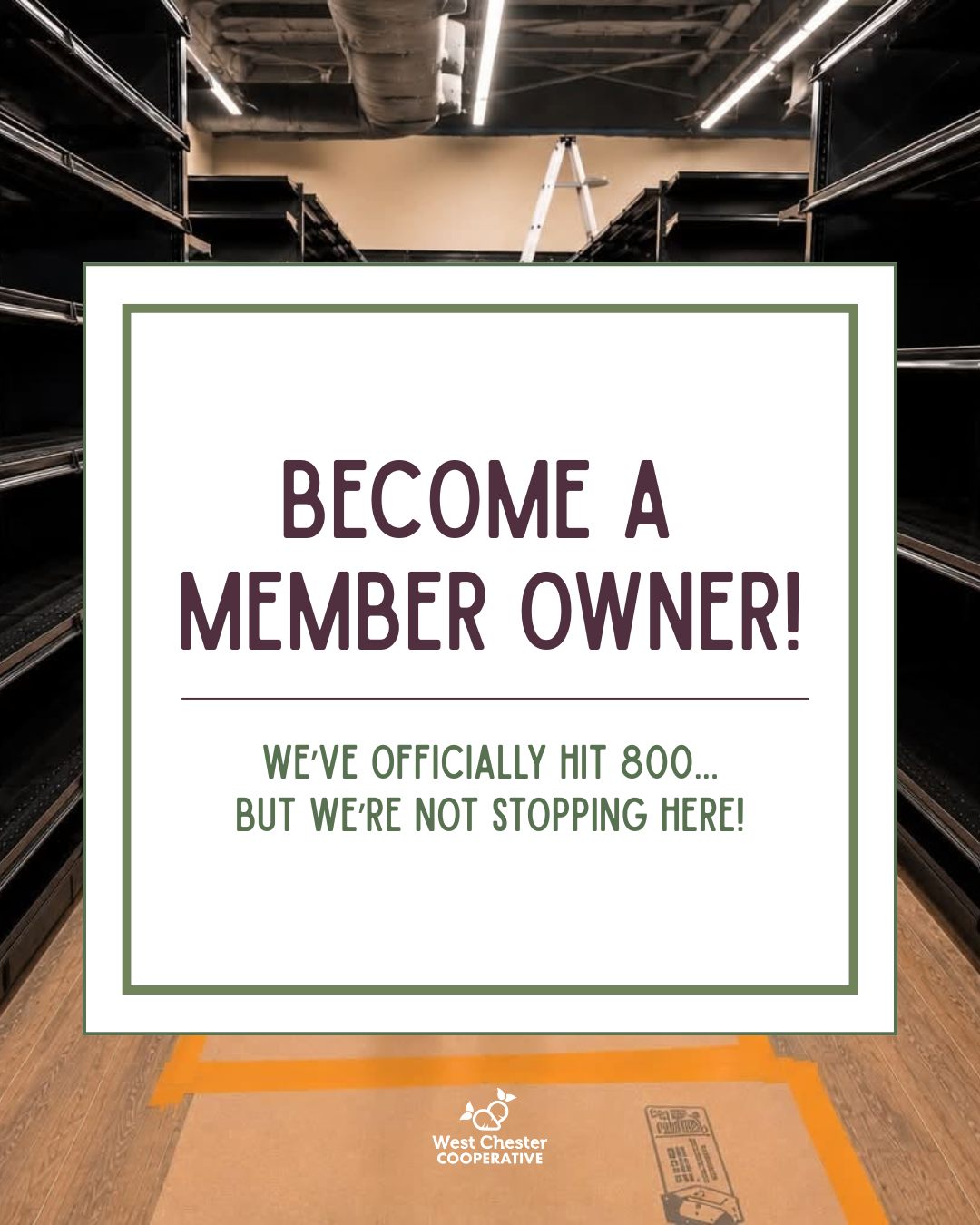 Be Part of Something Bigger. Become a Member-Owner! ๐๐
Our community is growing! We have officially hit 800 Member-Owners, and we're on a mission to keep going!
As a Member-Owner, you're not just supporting a grocery store, youโre helping build a community-owned market that prioritizes fresh, local food, supports local farmers and producers, and gives every member an equal voice in its future. Plus, you'll enjoy exclusive member promotions and opportunities to get involved along the way.
Join today by heading to the link in our bio!