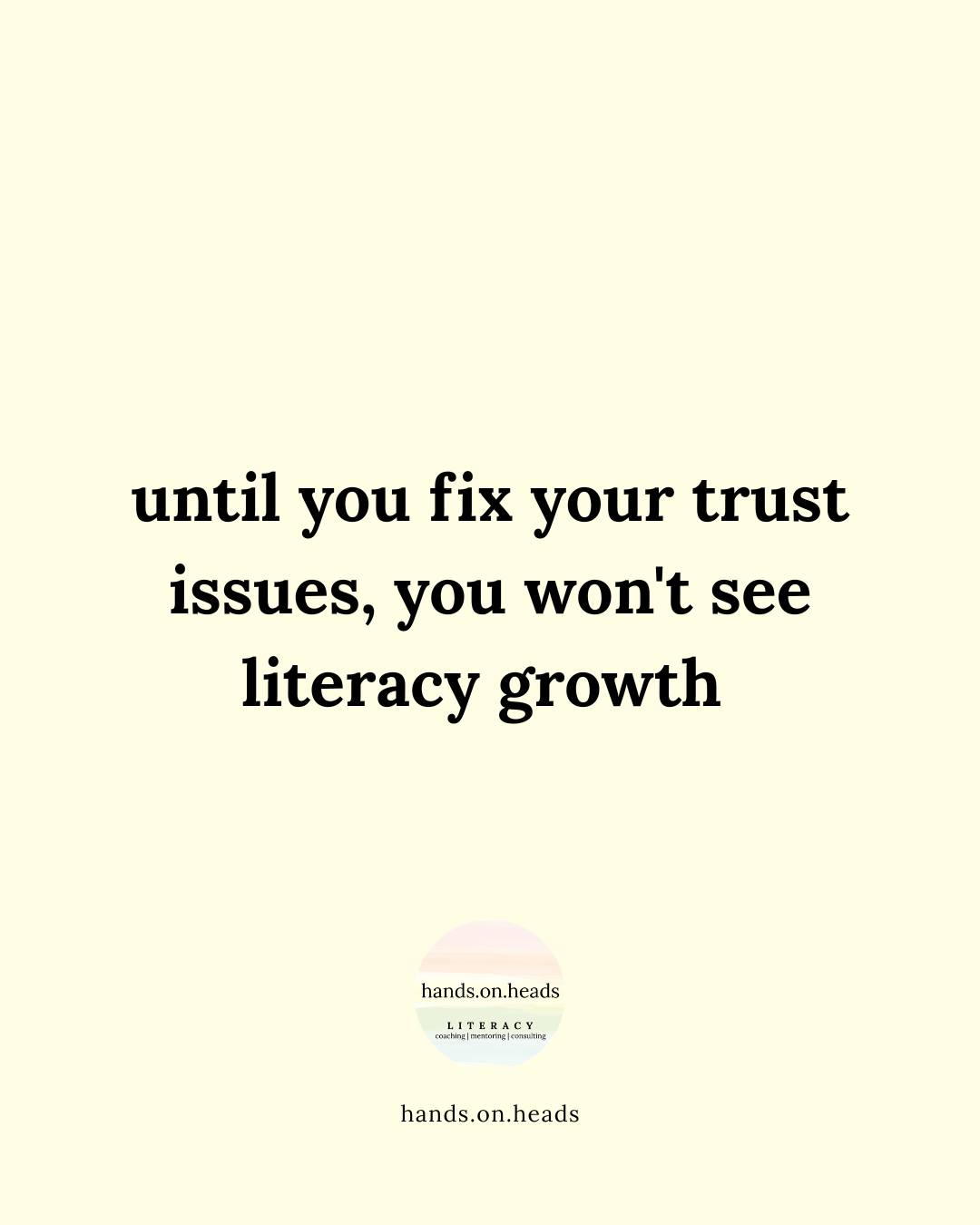 We all talk about 'building trust', but what does it actually look like?
When I'm working with teachers and leaders, these are some of the things I intentionally and sincerely do to build trust:
✔️ Ask about their weekend
Not because I need small talk, but because I genuinely want to know the people I'm working with. (People first, professionals second.)
✔️ Find common ground
Look for connections. Shared experiences, interests, challenges or even a good laugh can create connection. (Think TV shows, travel, books, etc. especially Kristin Hannah!)
✔️ Notice what's going well
Compliment the practice you genuinely value.
✔️ Bring the coffee
Sometimes it's the food or a coffee- an almond latte to be exact. It's about showing people you've thought about them. (Fruit is always a winner- safe for almost all dietaries!)
✔️ Follow up and follow through
If I say I'll send something, I send it. If I say I'll check in, I check in. If I say I'll help, I help. (Having this in the calendar is a BIG help. If it's not documented, it doesn't happen!)
✔️ Tell people I'm available to help
And then actually be available when they need me. (And always ASK if they need something from you to help them.)
✔️ SHOW, don't just tell
Don't tell teachers what great literacy instruction looks like and leave them to figure it out. Model it. Demonstrate it. Co-plan it. Teach alongside them. (I love the learning from and with each other.)
✔️ Be open and transparent
No gatekeeping, no hiding information, no pretending everything is perfect. Explain the WHY. Share the thinking. Make the process visible.
Your actions tell people:
👀 I see you
😊 I know you
🙋♀️ I'm here to help
👏 I'll do what I said I'd do
👥 You don't have to figure this out alone
And when teachers trust the process, they're more likely to engage in the uncomfortable work of changing practice.
That's when literacy improvement REALLY becomes possible.