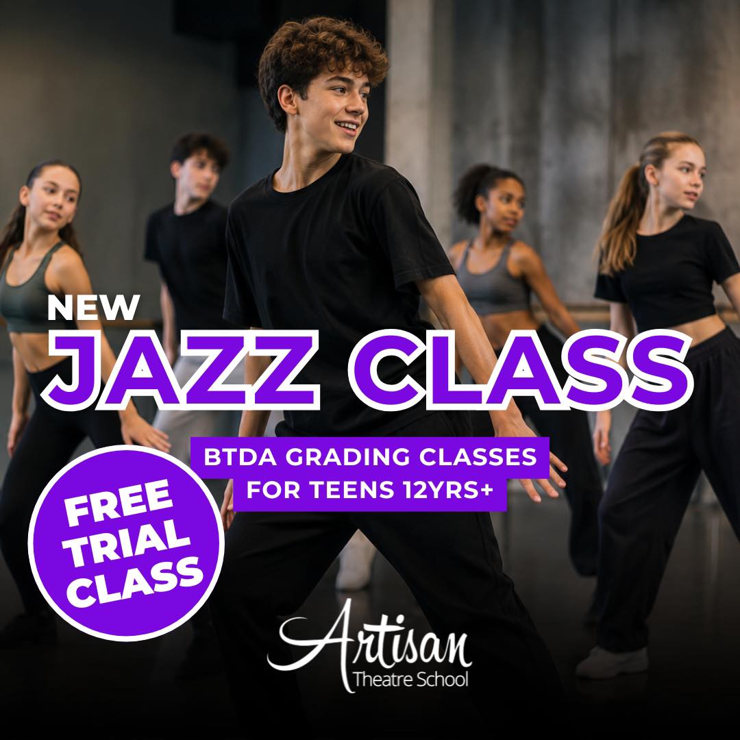 🌟 NEW DANCE CLASSES AT ARTISAN! 🌟
You asked… and we listened! 💙
Due to popular demand, we’re so excited to be launching TWO brand-new BTDA dance classes on Wednesday evenings at Artisan Theatre School! 🩰✨
These classes are designed to give our dancers even more opportunities to develop their technique, build confidence and progress their training – with the opportunity to work towards recognised BTDA graded examinations.
🩰 BALLET – BTDA SYLLABUS
Wednesdays | 4.45pm–5.30pm
✨ Recommended for ages 8–12
We’re initially opening Ballet to all ages to gauge interest – and if there’s enough demand, we’d love to introduce a dedicated Teen Ballet class too!
✨ JAZZ GRADING – BTDA SYLLABUS
Wednesdays | 5.30pm–6.15pm
✨ Ages 12+
✨ For dancers working towards Grade 3 and above
Perfect for students who want to strengthen their dance technique, challenge themselves and have the opportunity to work towards a recognised BTDA Jazz examination.
Whether your child simply LOVES to dance or wants to take their training and qualifications further, we’d love to welcome them to Artisan. 💙
⚡ Places are limited and we expect these classes to be popular.
📩 Message us now to reserve a space or find out more!
#ArtisanTheatreSchool #DanceClasses #BalletClasses #JazzDance #BTDA #DanceTraining #PerformingArts #DanceSchool