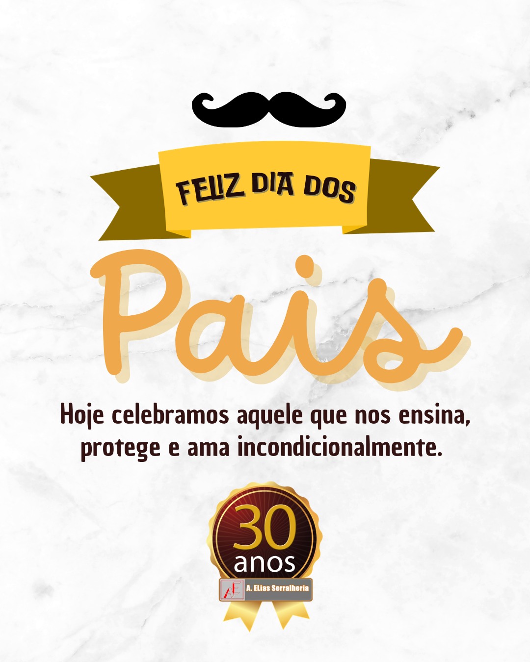 Pai é força que protege, exemplo que ensina e amor que permanece para sempre. 💛
Neste Dia dos Pais, a A. Elias Serralheria homenageia aqueles que são a base sólida da família e constroem, todos os dias, histórias de carinho, dedicação e confiança.
#DiaDosPais #FelizDiaDosPais #AmorDePai #AEliasSerralheria
