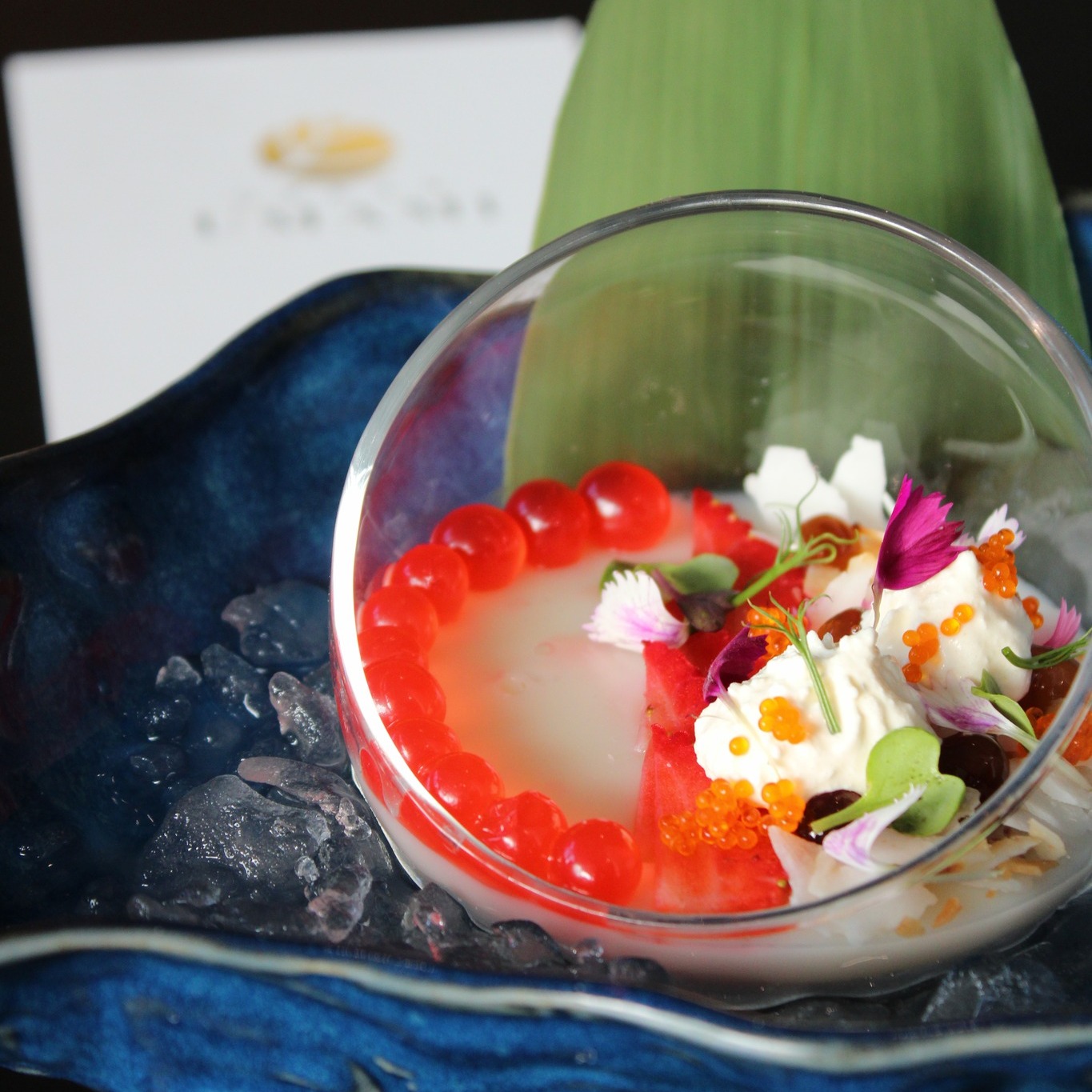 A featured dessert selection on our three-course set dinner menu. Silky tapioca pearls gently simmered in coconut milk, crowned with fresh tropical fruit and toasted coconut.
Reserve your table bow with the link below:
https://account.dineplan.com/widgetframe/gz01Hd7R