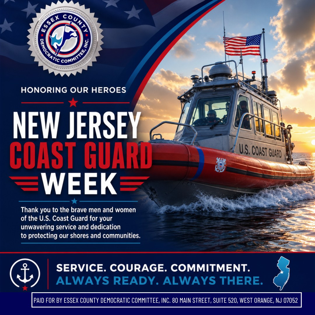 ⚓ Honoring Those Who Stand the Watch.
During Coast Guard Week, we recognize the dedicated members of the United States Coast Guard for their commitment to protecting our nation's waterways, responding to emergencies, supporting maritime safety, and serving communities across New Jersey and the country.
From search and rescue missions to safeguarding our ports, enforcing maritime laws, and assisting during natural disasters, Coast Guard members answer the call whenever they are needed. Their professionalism, courage, and readiness help keep our waters and communities safe.
To the active-duty members, reservists, civilian employees, veterans, and Coast Guard families: thank you for your service, sacrifice, and dedication.
⚓ Join us in celebrating Coast Guard Week by sharing a message of appreciation or recognizing a Coast Guard member who has made a difference in your life or community.
#CoastGuardWeek #USCoastGuard #ThankYouForYourService #NewJersey #CommunityFirst