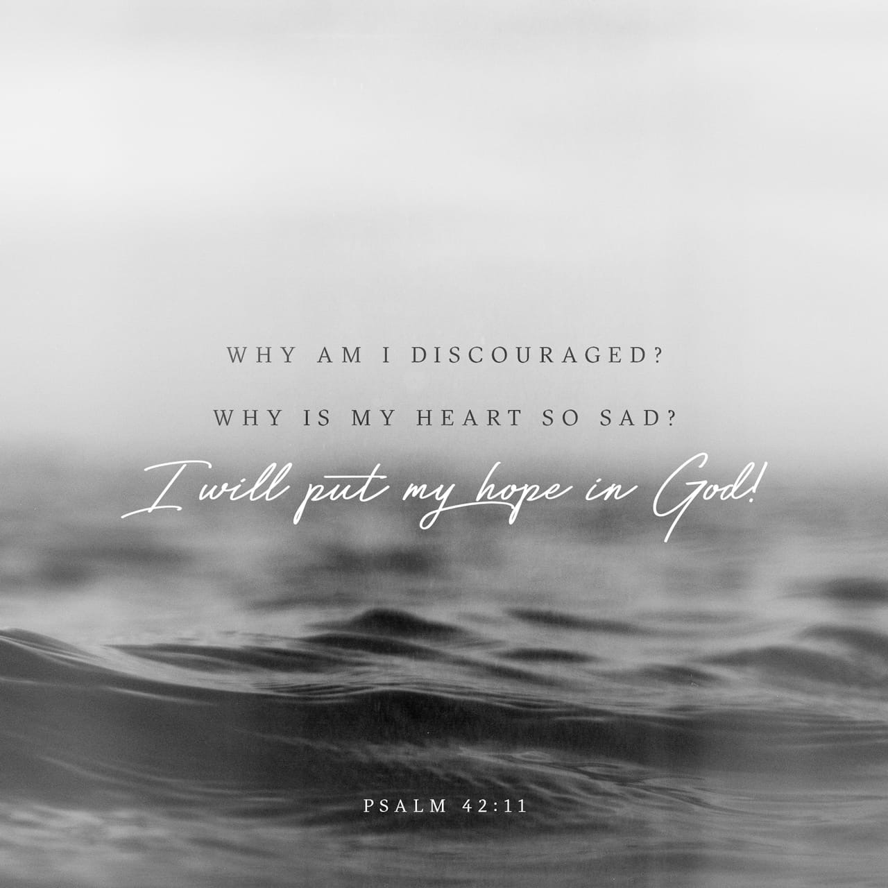 Why am I discouraged? Why is my heart so sad? I will put my hope in God!
-- Psalm 42:11 ✝
Verse of the Day via @YouVersion
#HopeInGod #FaithOverFear #BibleVerse #ChristianEncouragement #TrustGod