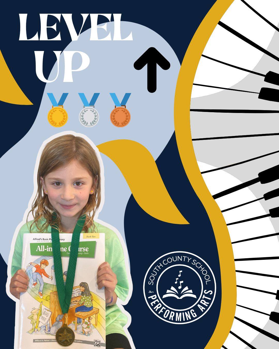 New book, new songs, same amazing dedication! π
Zoey has officially moving up to Piano Book 2!
Watching our students hit these milestones and unlock new musical skills is the absolute best part of what we do.
Keep shining and playing your heart out, Zoey! πΆβ€οΈ
#SCSPAFamily #PianoPower #MusicMilestone #NextChapter #MovingUp
