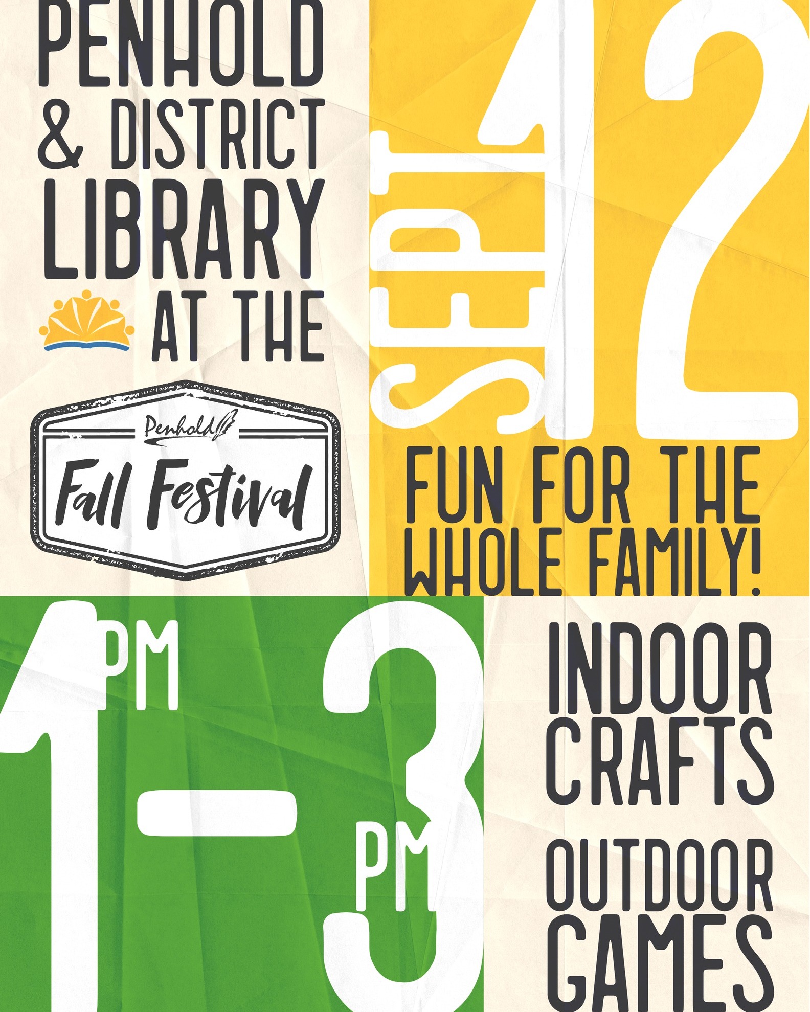 See if you can spot the Penhold & District Library staff in the Fall Festival Parade, happening on Sept 12!
Once the parade is over, the library will be open for a scavenger hunt and indoor crafts from 1-3pm