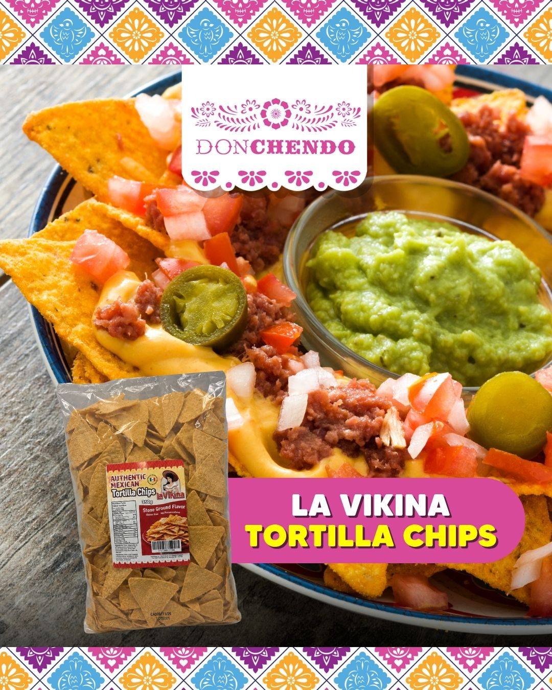 Nacho average chips. 😉🌮
Crispy, crunchy, and made for loading up! Our La Vikina Tortilla Chips are perfect for nachos, dips, salsas, or simply enjoying straight from the bag. 🇲🇽❤️
🛒 Available at Don Chendo
📦 Wholesale available for restaurants & retailers.
.
.
.
.
#DonChendo #TasteTheAuthenticity #LaVikina #LaVikinaChips #TortillaChips #Nachos #MexicanFood #MexicanSnacks #AuthenticMexicanFood #MexicanCuisine #SnackTime #ChipsAndSalsa #NachoLovers #Foodie #MexicanFoodLovers #BurnabyBC #MexicanFoodCanada #WholesaleCanada #RestaurantSupplies #SupportLocalBC