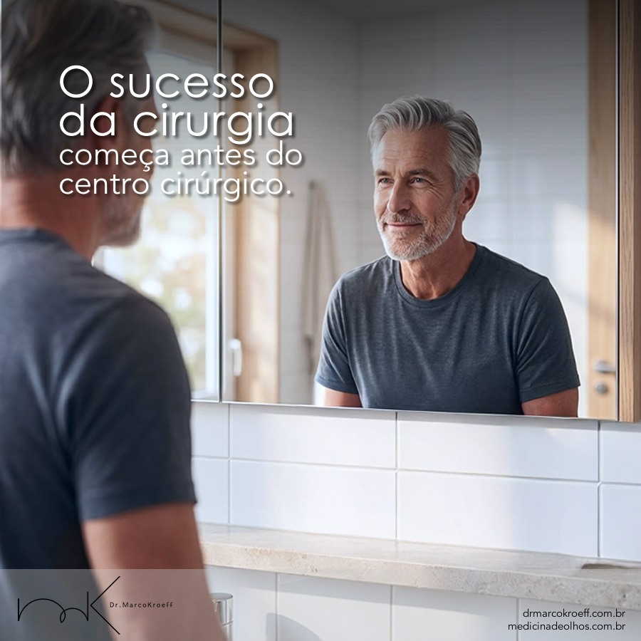 A cirurgia refrativa conta hoje com tecnologias cada vez mais precisas e sofisticadas. Mas existe uma etapa ainda mais importante que acontece antes do laser — e que influencia diretamente a segurança e a qualidade do resultado: o planejamento cirúrgico.
É nessa etapa que avaliamos cuidadosamente a espessura e o formato da córnea, a estabilidade do grau, a qualidade da superfície ocular e diversos outros fatores que ajudam a determinar se a cirurgia é indicada e qual técnica é mais adequada para cada paciente.
Em outras palavras, o sucesso da cirurgia começa muito antes de entrar no centro cirúrgico.
É por isso que dois pacientes com o mesmo grau podem receber indicações completamente diferentes.
Cada córnea tem características próprias. Cada olho responde de uma maneira. E é justamente essa individualidade que torna a avaliação e o planejamento tão importantes.
A tecnologia oferece precisão. O planejamento define o caminho.
Na cirurgia refrativa, não se trata apenas de corrigir o grau, mas de encontrar a estratégia mais segura e adequada para cada paciente.
#DrMarcoKroeff #CirurgiaRefrativa #LiberdadeVisual #Felicidade #SaudeOcular"
Agende sua consulta, terei o maior prazer em dar a melhor orientação.
Dr. Marco Antônio Kroeff
Primar Oftalmologia POA ✆ 3222.7974
Clínica Otovisão Gravataí ✆ 3497.6000
www.drmarcokroeff.com.br