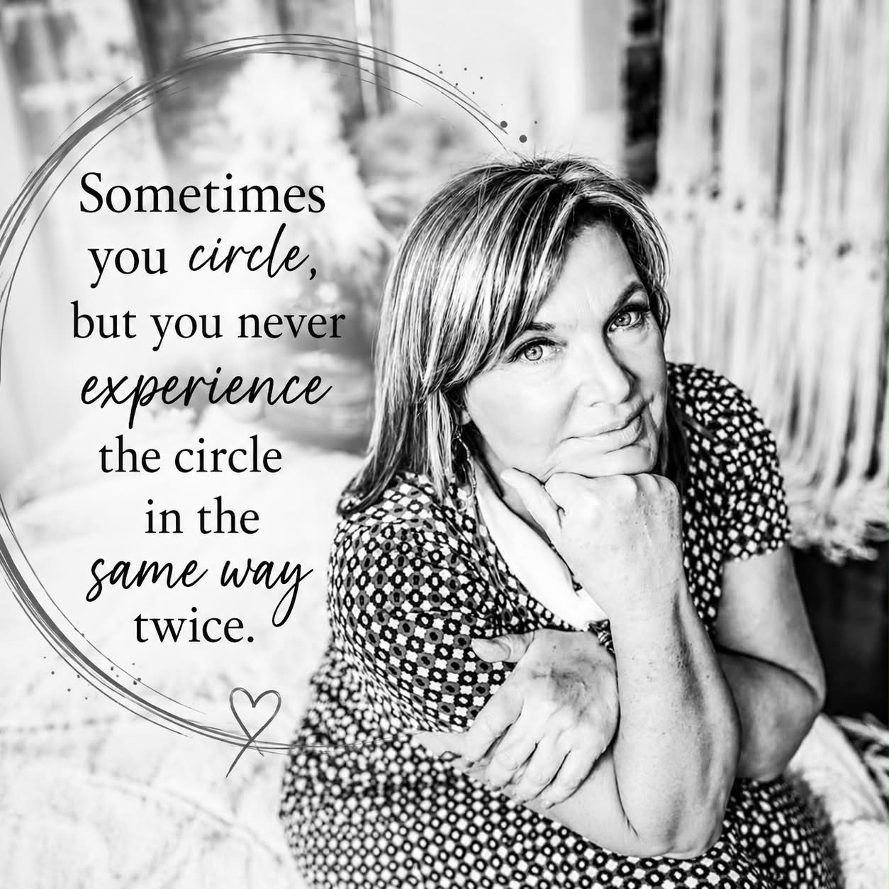 Sometimes life has a funny way of bringing us back to familiar places, lessons, and moments - but we are never the same person we were the first time around. ❤️
What once felt like a setback may now look like a second chance. What once confused you may now make sense. And what feels like going in circles might actually be growth in disguise.
Maybe you’re not going backward. Maybe you’re coming around again with a whole new perspective.