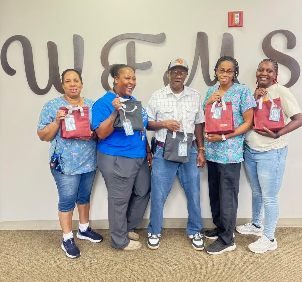A huge thanks to everyone who purchased items for our back to school blessing bags for the custodial staff at our West Feliciana Schools. We had a blast packing them on Back to School Sunday, and the bags have been delivered this week. Check out the smiles from the staff at West Feliciana Middle School upon receiving their bags! We pray everyone is having a great first full week of school!