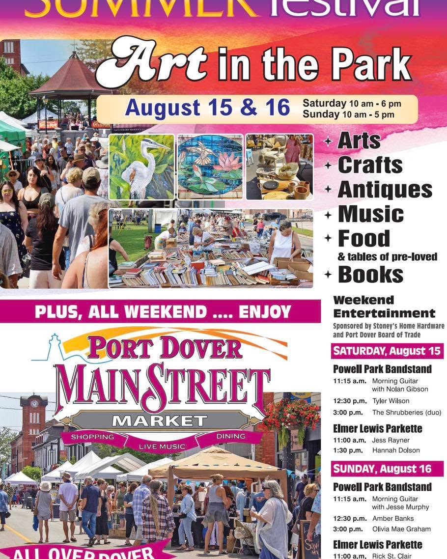 🌞 WE’VE BEEN WAITING FOR THIS ONE! 🌞
The countdown is officially on! We are EXTREMELY excited to finally be heading to Port Dover for the Port Dover Summer Festival – Art in the Park! 🎨🧼💜
After patiently waiting for this venue, we can finally say… WE’RE COMING! 🙌
Join us August 15 & 16 at Powell Park for an incredible weekend filled with arts, crafts, antiques, music, food, books and so much more!
And that’s not all… Port Dover is bringing the party all over town with the Main Street Market and Sidewalk Sales happening Friday, Saturday & Sunday! 🛍️🎶
We’ll have plenty of your Mud Creek Soapery favourites with us — handcrafted vegan, palm free soaps, bath & body goodies, shampoo bars, conditioner bars and more. 🛁✨
Come wander the park, shop local, enjoy the music, grab some food, and come say hi to us! We can’t wait to meet you, Port Dover! 💜
📍 Powell Park – Port Dover
📅 Saturday, August 15 | 10–6
📅 Sunday, August 16 | 10–5
Port Dover… WE’RE READY FOR YOU! 🎉🧼
#MudCreekSoapery #PortDover #PortDoverSummerFestival #ArtInThePark #ShopLocal #ShopSmall #HandcraftedSoap #HandmadeInOntario #BathAndBody #OntarioMakers #SupportSmallBusiness #MainStreetMarket #SidewalkSales #SeeYouInPortDover