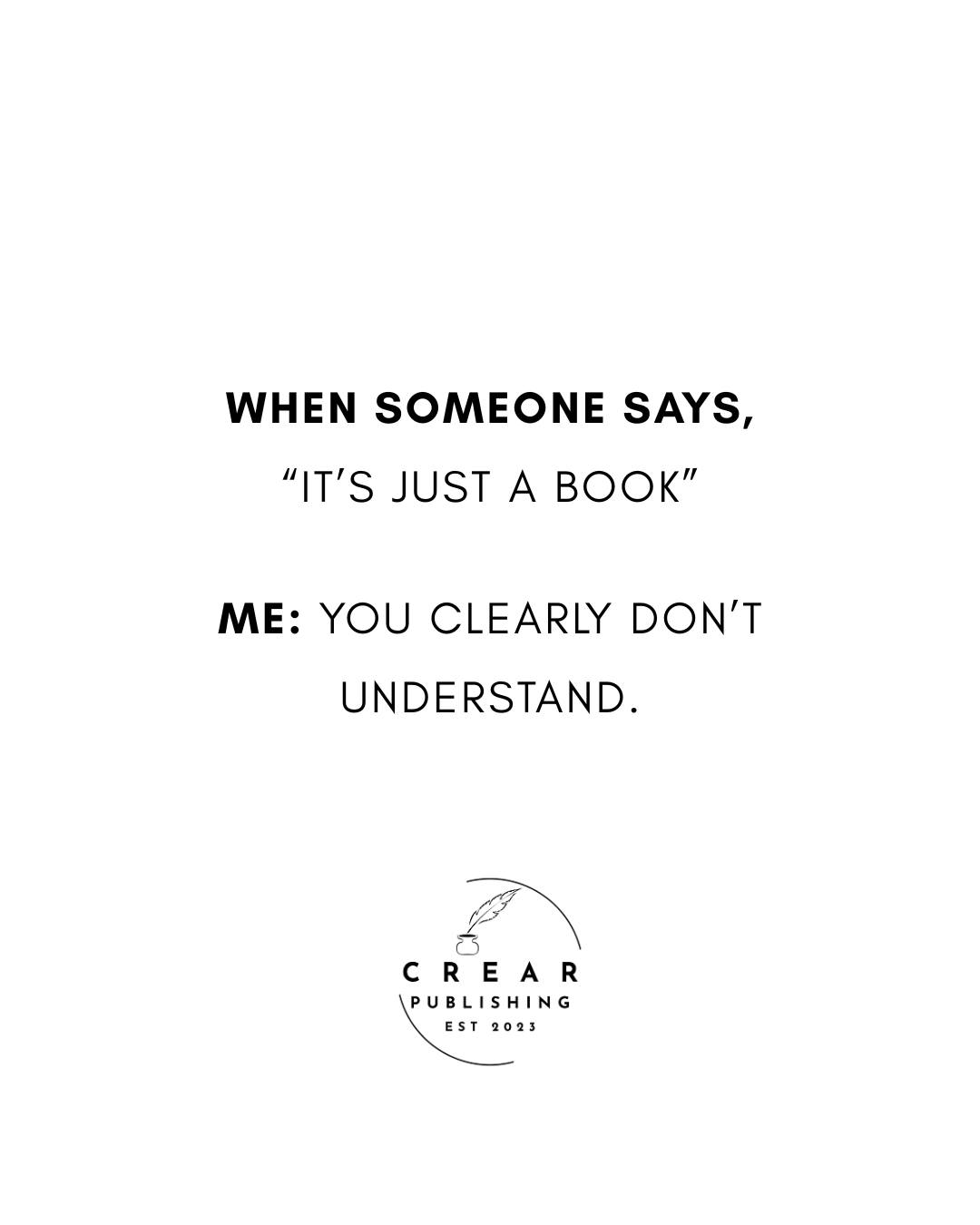 Urrrrrm it’s never “just a book” 📚 !!!!
It’s a whole new world, a new obsession, a new favourite character and potentially several hours of ignoring everyone around you 🤣
What book has completely consumed you recently? 👀 let us know in the comments...