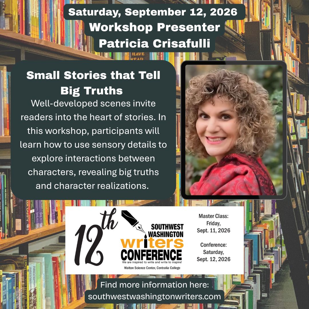 #Mysterywriters‼ Join #WoodhallPress #author @triciacrisafulli SATURDAY for TWO #mysterywriting workshops at @southwestwashingtonwriters Conference! Register via link in bio.
#writersworkshop #writing #writingworkshop #advicetowriters #writinginstruction #murdermystery #fiction #novel #detective #sleuthdetective #amwriritingmystery #amwriting #sequel #mustread