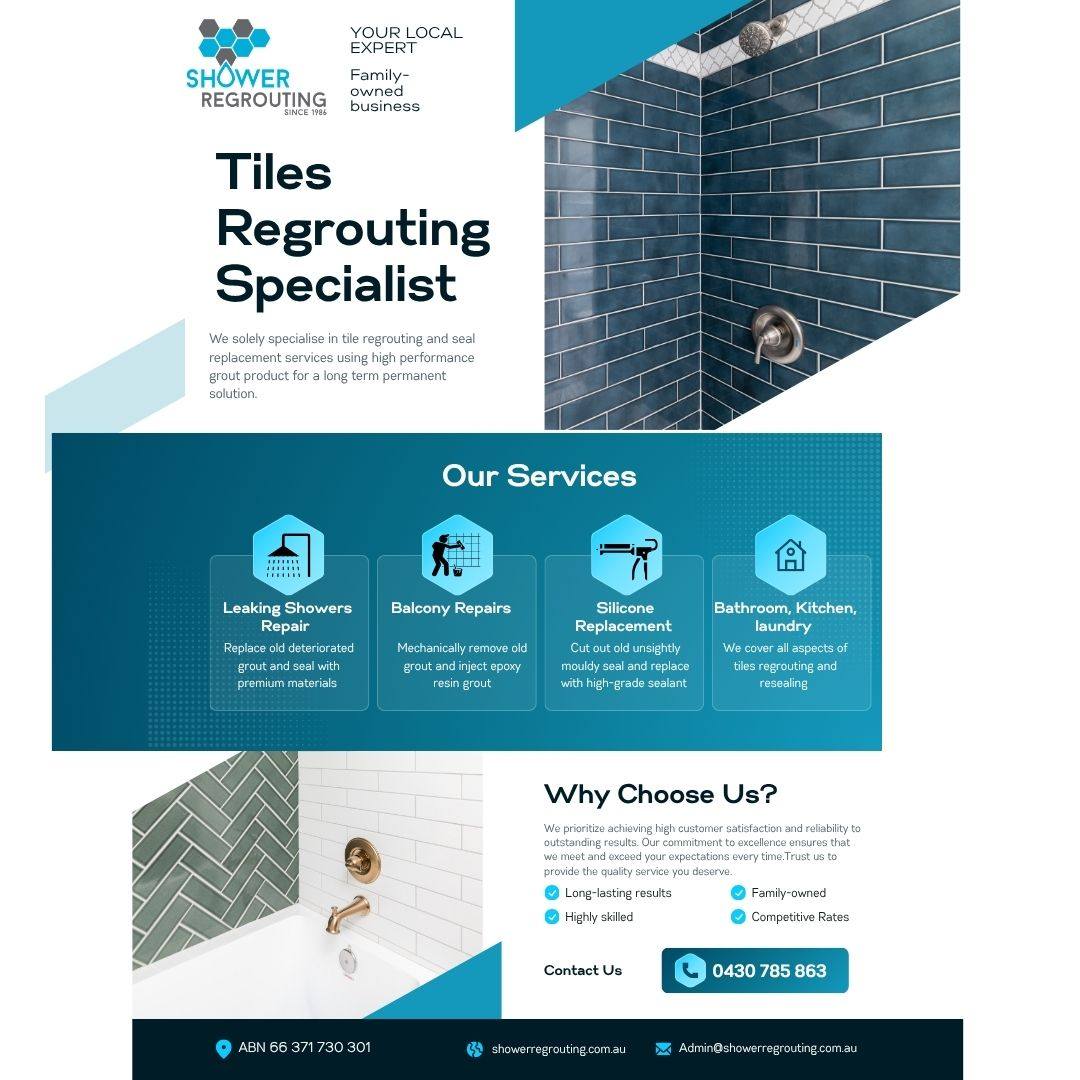 🏠 **More than just shower regrouting…**
We specialise in repairing, regrouting and resealing wet areas throughout Perth. 🔧
✅ Leaking shower repairs
✅ Shower regrouting & resealing
✅ Balcony repairs
✅ Balcony regrouting
✅ Silicone replacement
✅ Bathroom resealing
✅ Kitchen resealing
✅ Laundry resealing
Whether it's a leaking shower or simply grout and silicone beginning to show signs of deterioration, our focus is always the same:
✨ Meticulous workmanship
🔍 Attention to detail
🛠️ Highly skilled repairs
💧 Long-lasting results
👌 A clean, professional finish
Sometimes the best repair is the one carried out **before the leak starts**.
If you notice cracked grout, deteriorating silicone, mould, gaps or other signs of ageing, it may be time to have the area assessed.
📍 Servicing Perth, Western Australia.
#ShowerRegrouting #LeakingShowerRepair #ShowerRepairPerth #BalconyRepairPerth #RegroutingPerth #SiliconeReplacement #BathroomRepairs #BathroomResealing #PerthTrades #PerthWA