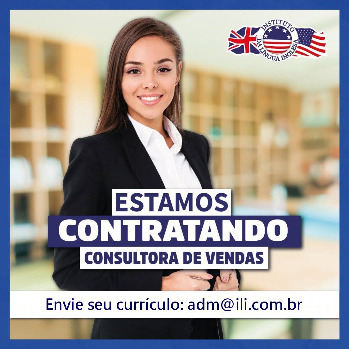 Envie seu currículo para: adm@ili.com.br