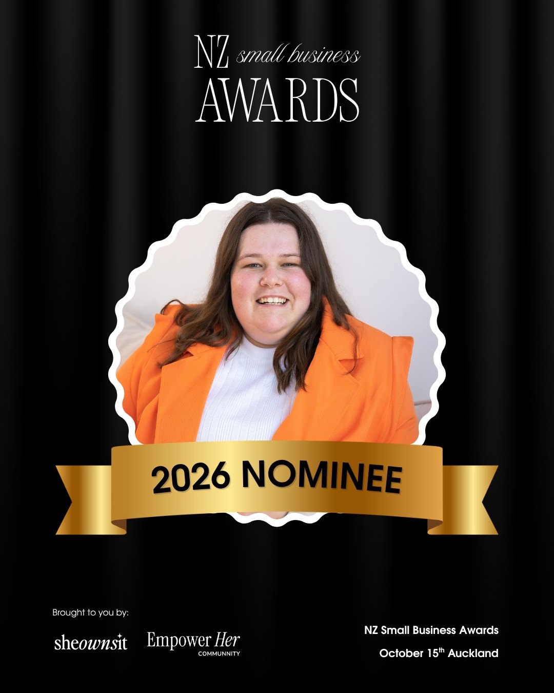 Nothing like opening your emails on a Friday morning to this 🧡
Excited to be heading to the NZ Small Business Awards in October to find out the results and of course MC the evening!