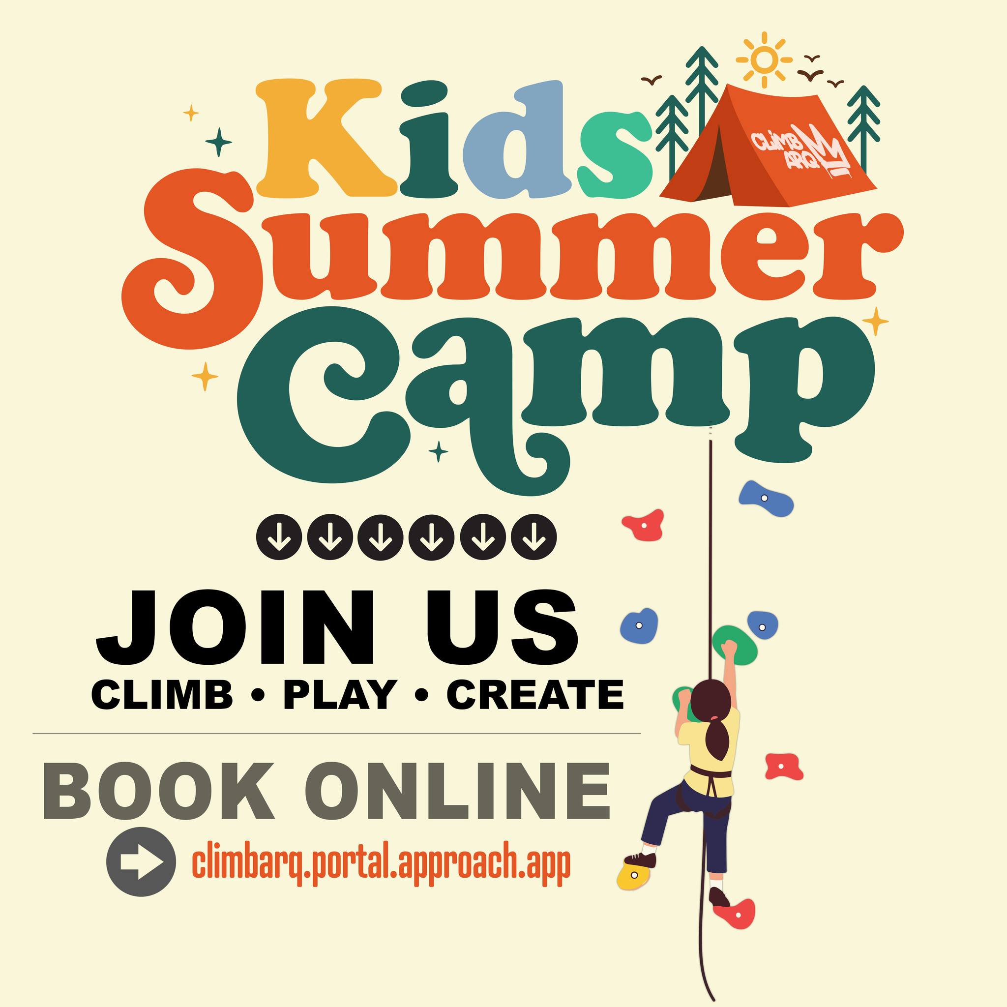 ☀️ Summer CAMPS at Arq ARE STILL HERE… AND THEY'RE ON SALE!!
All days camps are now 20% OFF for the remainder of summer!!!
We're well into the summer, and camps have been amazing at ARQ!!! If you're (still) looking for a way to keep the kids active, engaged, and stoked for the rest of the summer- our Summer Camps are packed with everything they love—climbing, games, creative crafts, and tons of fun in a safe, supportive environment. You don't need to worry about booking weeks in advanced, or multiple days - we welcome single day/last minute "campers" too!!!
Whether they’re brand new or already love the walls, every day at Arq is about building confidence, making friends, and having an awesome time.
PLUS!!!! We’ve got a summer deal STILL ON that you don’t want to miss:
🔥 Buy a 2 month membership, get the 3rd FREE (on until end of august)
Climb more. Play more. Be part of the community.
Summer at Arq is all about movement, laughter, and making the most of every day.
👉 Spots fill fast in our camps—sign up now and make this your best summer yet.
https://climbarq.portal.approach.app