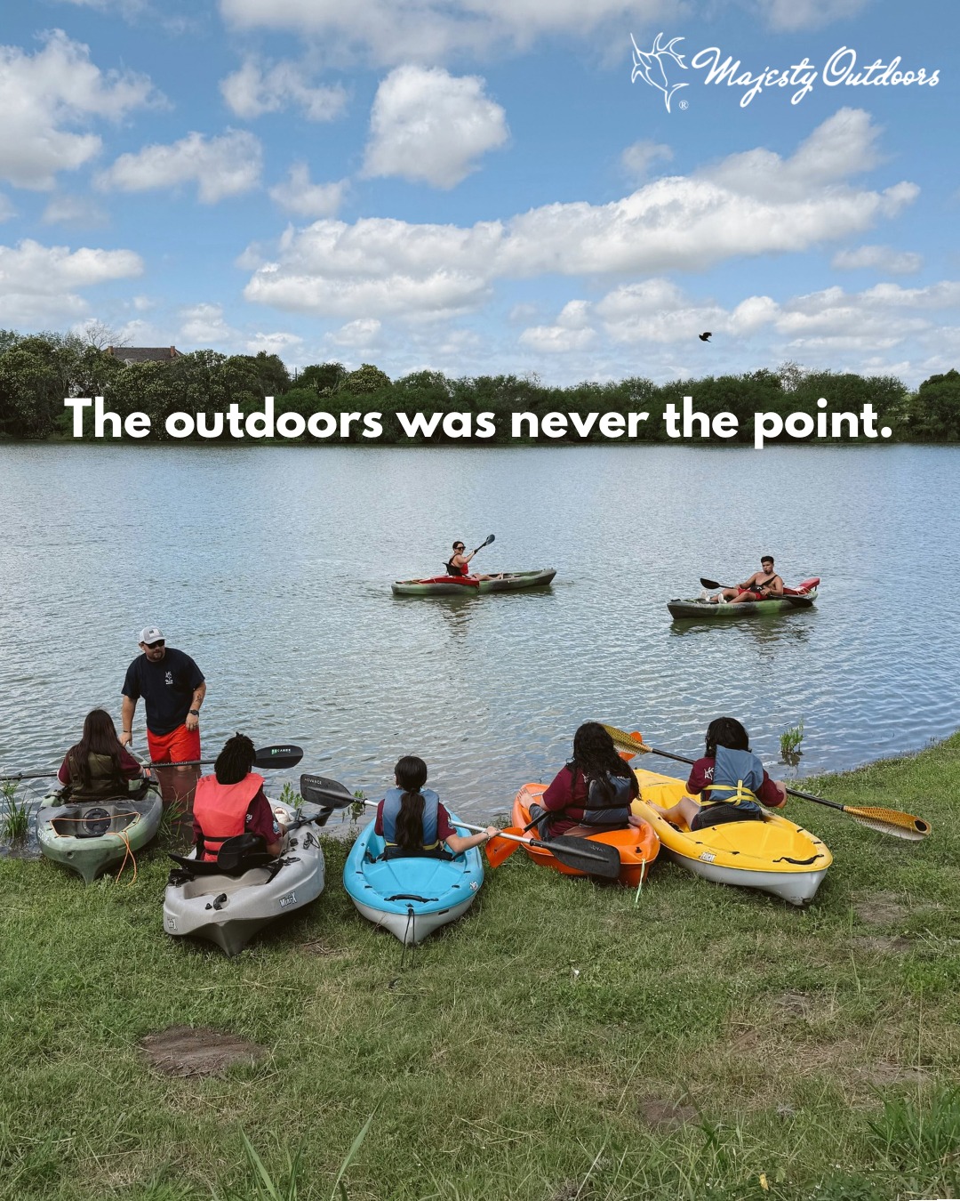 The outdoors is where it starts. The impact goes far beyond it. 💙
To be a part of the mission, visit www.majestyoutdoors.org!