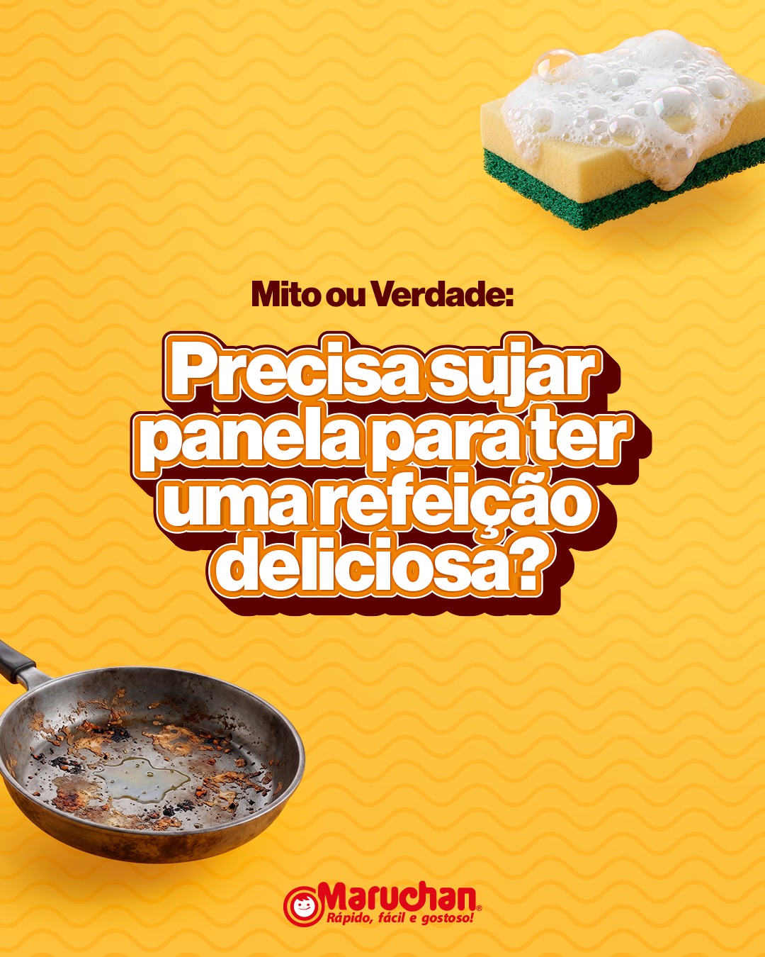 Quem disse que para comer bem precisa sujar panelas? 🤷♀️🚫
A única coisa que separa você de uma refeição quentinha, saborosa e super prática é a água quente e alguns minutinhos no micro-ondas. ⚡
E a melhor parte: toda a família Maruchan é assim! Seja o clássico Lámen na tigela, o Instant Lunch no copo para salvar a correria ou a bandeja de Yakisoba. Zero complicação e o principal: zero pia cheia de louça depois. 😉💛
Conta pra gente nos comentários: qual é o seu produto Maruchan favorito para salvar o dia no micro-ondas? 👇
#MaruchanBrasil #MitoOuVerdade #ZeroLouça #Praticidade #MaruchanLamen #InstantLunch #YakisobaMaruchan #SemComplicação #MomentoMaruchan #FomeRápida