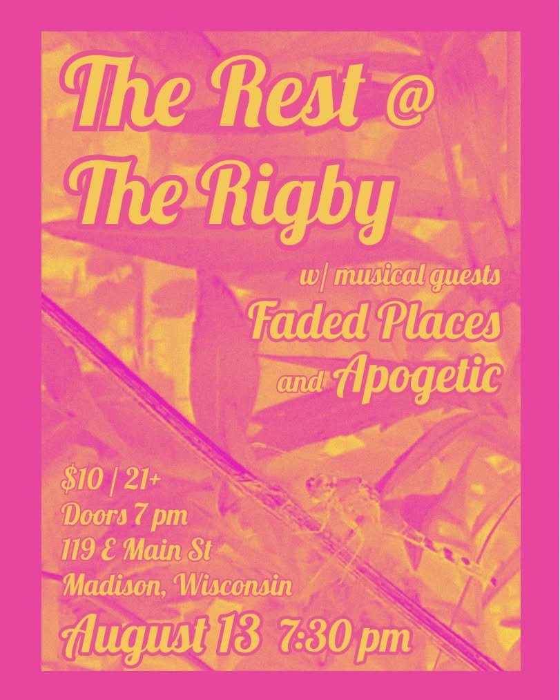 Bands in town this weekend!
You don't have to go to a festival to enjoy 4 days of music. Rigby has you covered.
#TheRigby #MadisonWI #BandsInTown #LiveMusic #weekendevents
@rachel_is_kozi @mixitmitch @theoneaviana @amethystvt @thatmichaellynn @brandonnalareese @ayesha_voodoo @espie.music @takebackthesunband @bottlerocketband @waterspoutsband