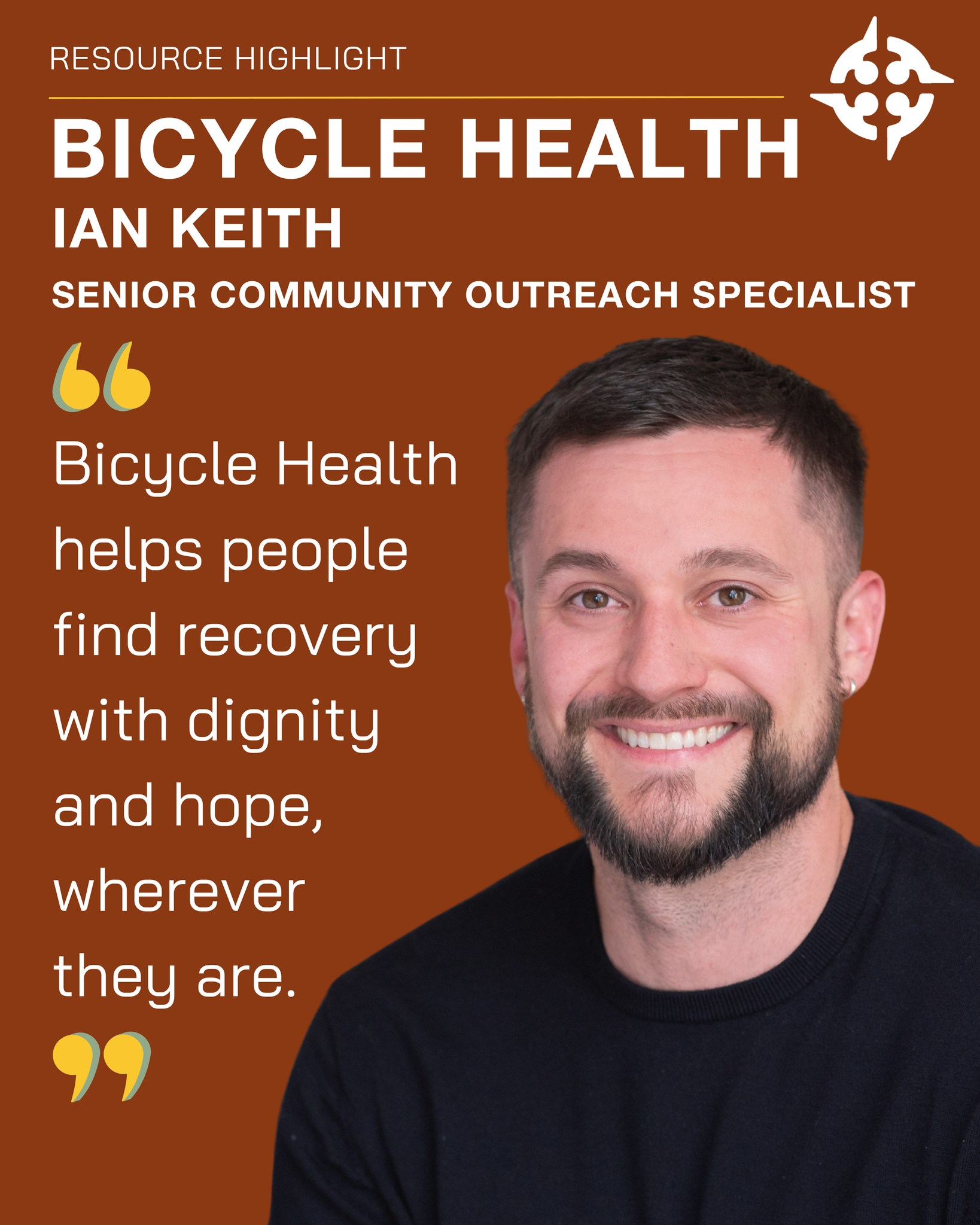 Meet Ian, Senior Community Outreach Specialist at @bicyclehealth and a person in recovery himself.
Having seen firsthand how stigma and logistics can keep people from getting care, Ian is passionate about connecting people across rural Colorado with treatment that fits their lives - breaking down the barriers of stigma, distance, and access that too often keep people from getting the help they need.
Find more resources at communitycompass.co/resources
#Recovery #MentalHealth #PeerSupport #recovery #eagle #silverthorne #breckenridge #frisco #aspen #glenwoodsprings #basalt #leadville #vail #carbondale #edwards #avon #silt