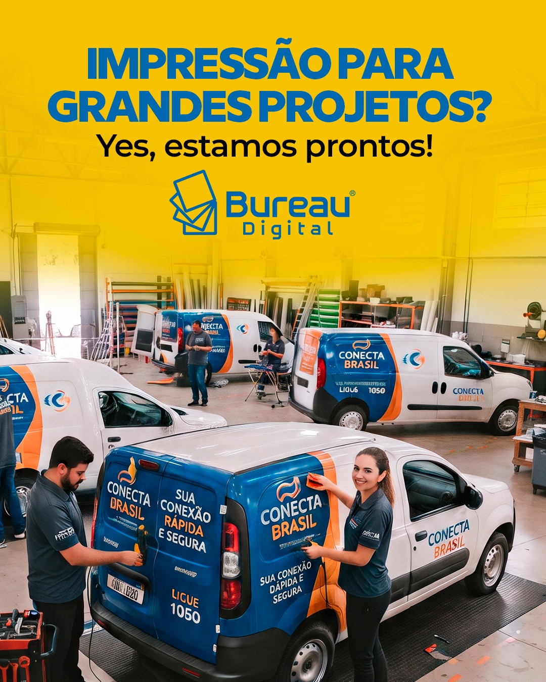 GRANDE PROJETO DE ADESIVAGEM? NÓS TEMOS A CAPACIDADE E A TECNOLOGIA QUE SEU PROJETO PRECISA! 🚗⚡🖨️
Com infraestrutura moderna e equipamentos de ponta, entregamos alta capacidade produtiva e agilidade para atender às maiores demandas do mercado de comunicação visual — sem perder a precisão em cada detalhe. 💎
Por que rodar grandes projetos de adesivagem conosco? 👇
✅ Impressão em Alta Resolução: Cores vivas e acabamento impecável para valorizar o projeto do seu cliente.
✅ Alta Capacidade de Produção: Estrutura pronta para absorver grandes volumes com rapidez.
✅ Agilidade na Entrega: Projetos prontos a partir de 24 horas!
✅ Parceria Exclusiva B2B: Atendimento focado no suporte aos profissionais e empresas do setor.
Sua empresa de comunicação visual tem a demanda, e nós temos a escala. Vamos rodar esse projeto juntos? 🤝🚀
💬 Fale com a nossa equipe pelo WhatsApp:
📱 (83) 9168-4567 (João Pessoa - PB)
📱 (84) 8829-3122 (Natal - RN)
#BureauDigital #ImpressaoDigital #GrandesFormatos #Adesivagem #ComunicacaoVisual #EnvelopamentoDeFrota #Signmakers #AltaResolucao #B2B #JoaoPessoa #Natal