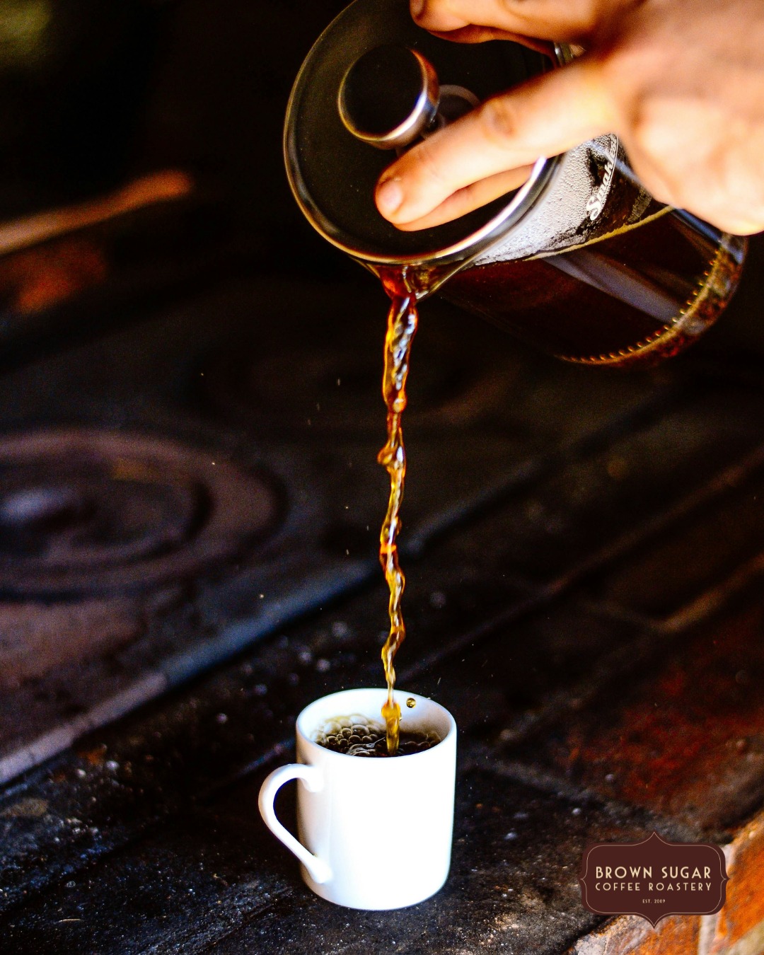 Fall is French press season. Here's why, and how to do it right.
French press produces a heavier, more full-bodied cup than pour over or drip because it's an immersion method: the grounds steep in the water for the full brew time rather than being extracted as water passes through. No paper filter means more of the coffee's natural oils end up in your cup, which translates to richness and mouthfeel that suits a cold morning better than almost any other method.
The non-negotiables for a great French press:
Coarse grind: fine grind over-extracts and turns gritty
4 minutes steep: not 2, not 8
Plunge slowly: rushing causes grounds to escape over the plunger
Pour immediately: leaving it to sit after brewing continues extracting and goes bitter
Our Tanzania, Guatemala, or Sumatra all shine in a French press. Try one this weekend. 🍂
#FrenchPress #BrewBetter #FallCoffee #CoffeeEducation #BrownSugarCoffeeRoastery #WyomingRoasted #SingleOrigin #CoffeeTips