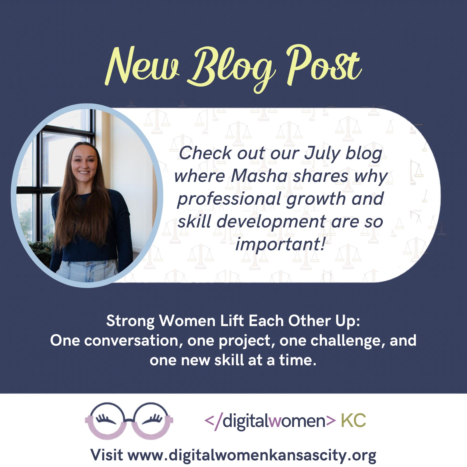 Every expert started as a beginner. ๐
This month's blog is your reminder to keep going, keep learning, and stop waiting until you feel ready.
Read what @mashamack is sharing about professional growth and development!
๐ https://www.digitalwomenkansascity.org/post/professional-growth-skill-development
#DWKC #DigitalWomenKC #WomenInDigital #ProfessionalGrowth #KeepLearning #WomenLeaders #KansasCity