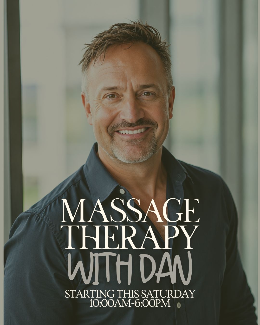 Starting this Saturday, Dan will be offering massage therapy at THHC from 10AM–6PM!
Whether you’re looking to relieve tension, support recovery, or simply give your body some much-needed care, Dan is here to help.
We’re so excited to have him in the office and to offer another way to support your overall wellness.
Call our office at 763-754-1482 to schedule an appointment, or visit www.totalhealthandhealingcenter.com!