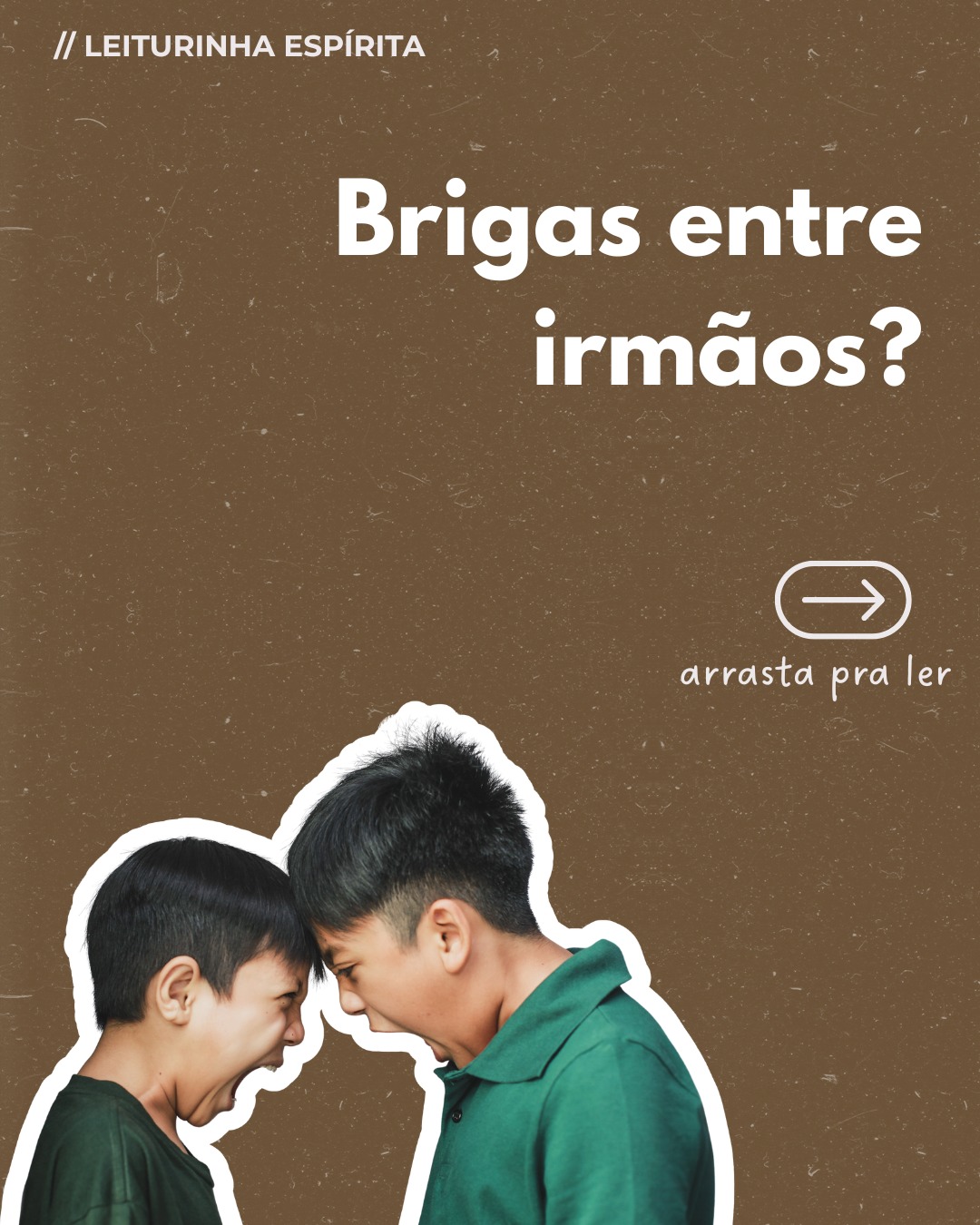 ___Se você tem irmãos ou é mãe ou pai de mais de uma criança, vai se identificar com certeza! 👬
___Para ler o texto completo, acesse: leiturinhaespirita.com.br/blog ou toque no link da nossa bio @leiturinhaespirita para acessar o link direto.✨
___Ah! Se preferir, digite QUERO aqui nos comentários que te envio o link por mensagem 😉