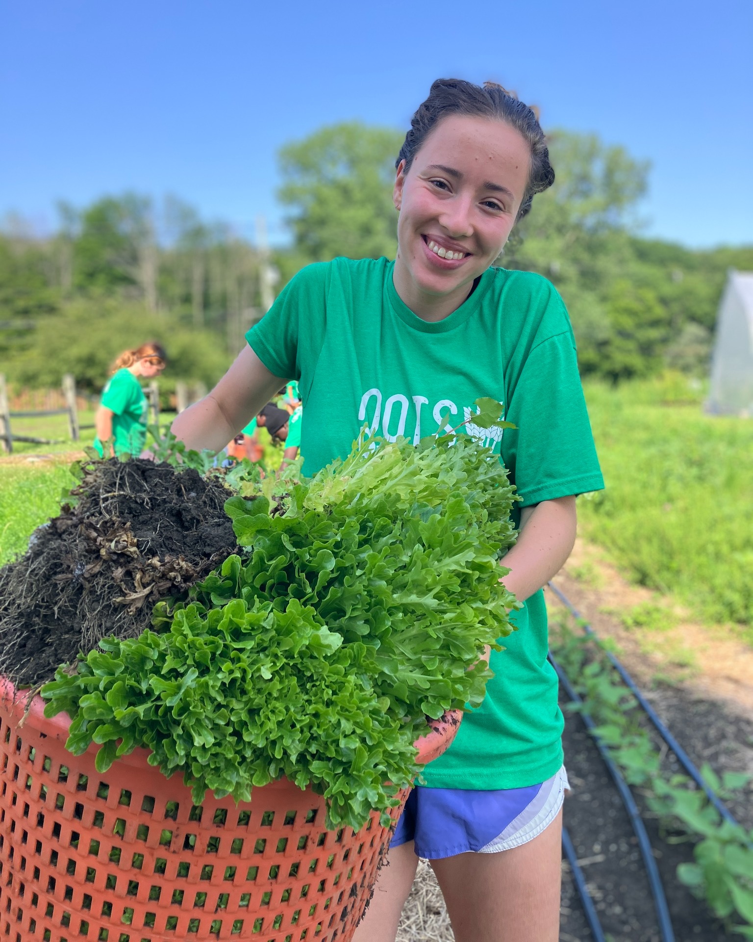 Each summer, we're lucky to welcome a Williams College intern to the Roots Rising team.
Meet Clarissa, a rising senior majoring in psychology and public health. Reflecting on her summer, she shared:
"Working with Roots Rising this summer allowed me to see new places in the Berkshires and feel more involved in the local community. The most rewarding part was watching the Crew learn and grow over the course of the summer."
Thank you, Clarissa, for all you've brought to our team this season. Best of luck on your final year at Williams and in whatever adventures may come next!